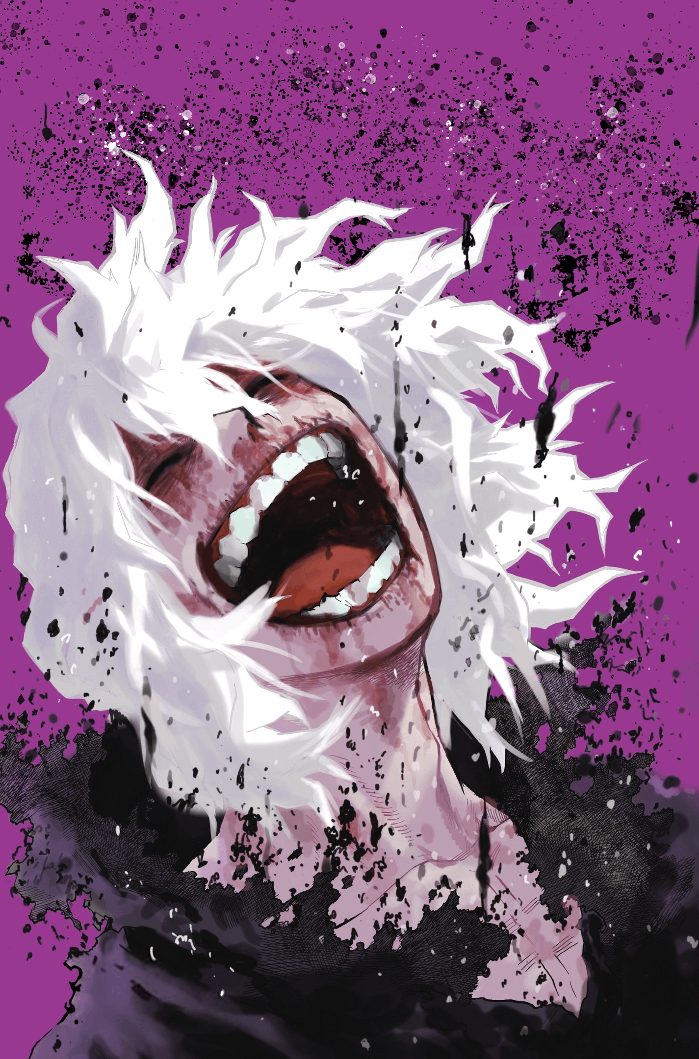 Shigaraki Tomura Awakens! My hero academia volume 25 cover without text