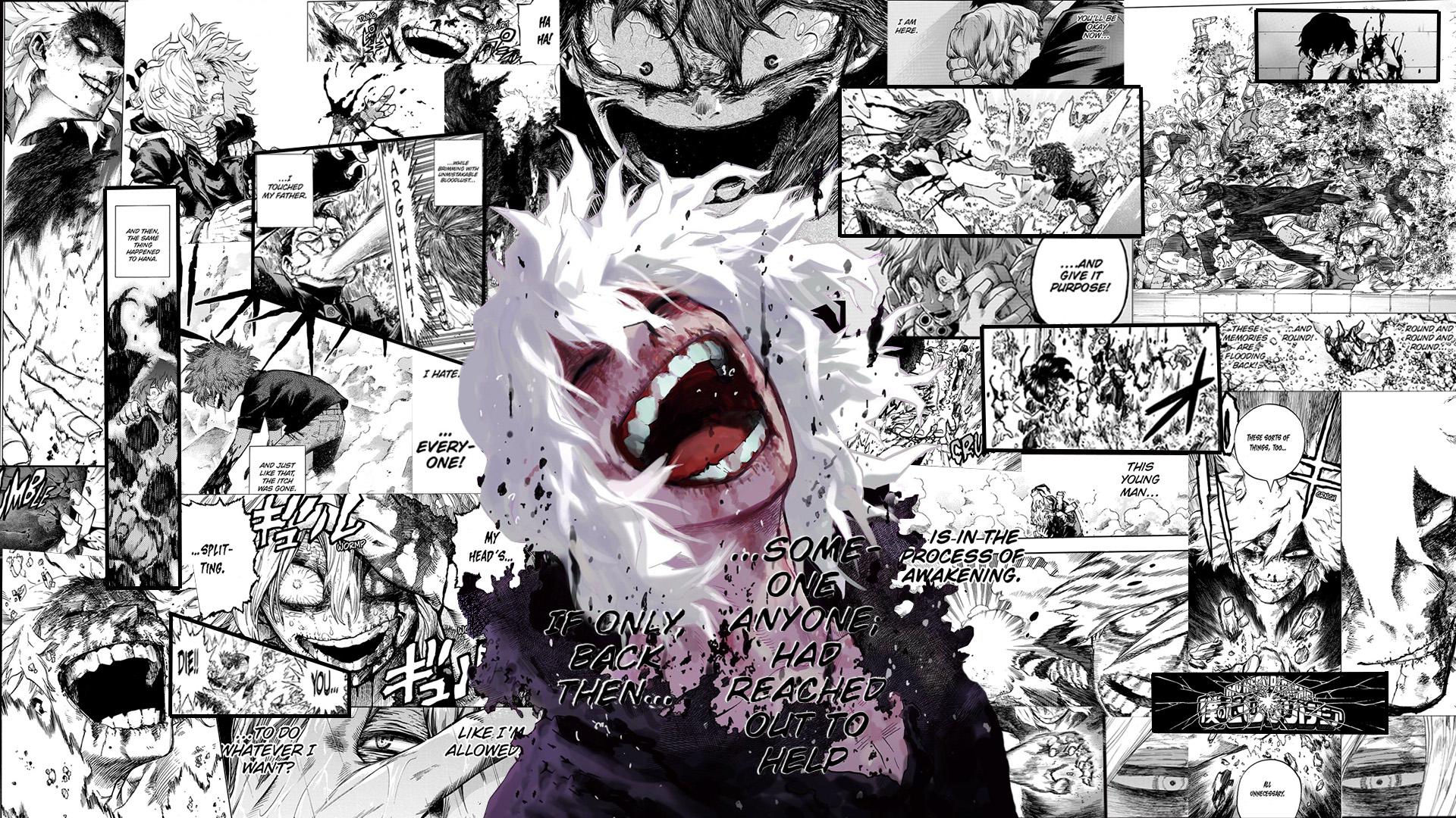Made a Shigaraki wallpaper in photohop