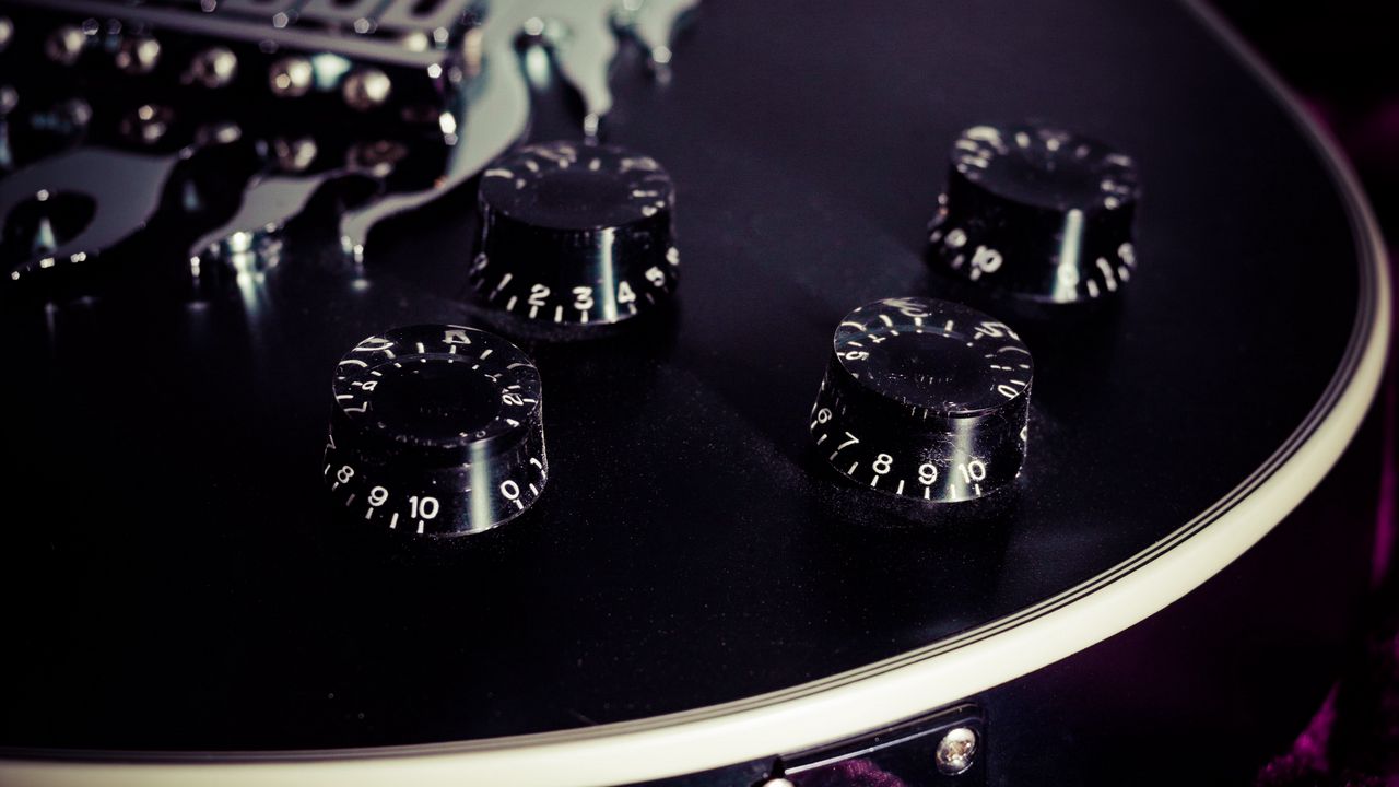 Wallpaper guitar, electric guitar, strings, dark, music hd, picture, image