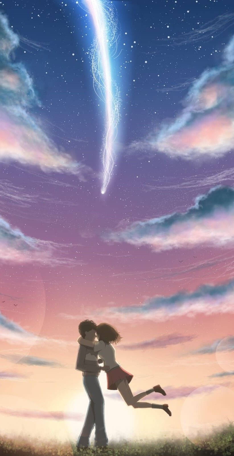 Download Your Name iPhone Embrace Wallpaper