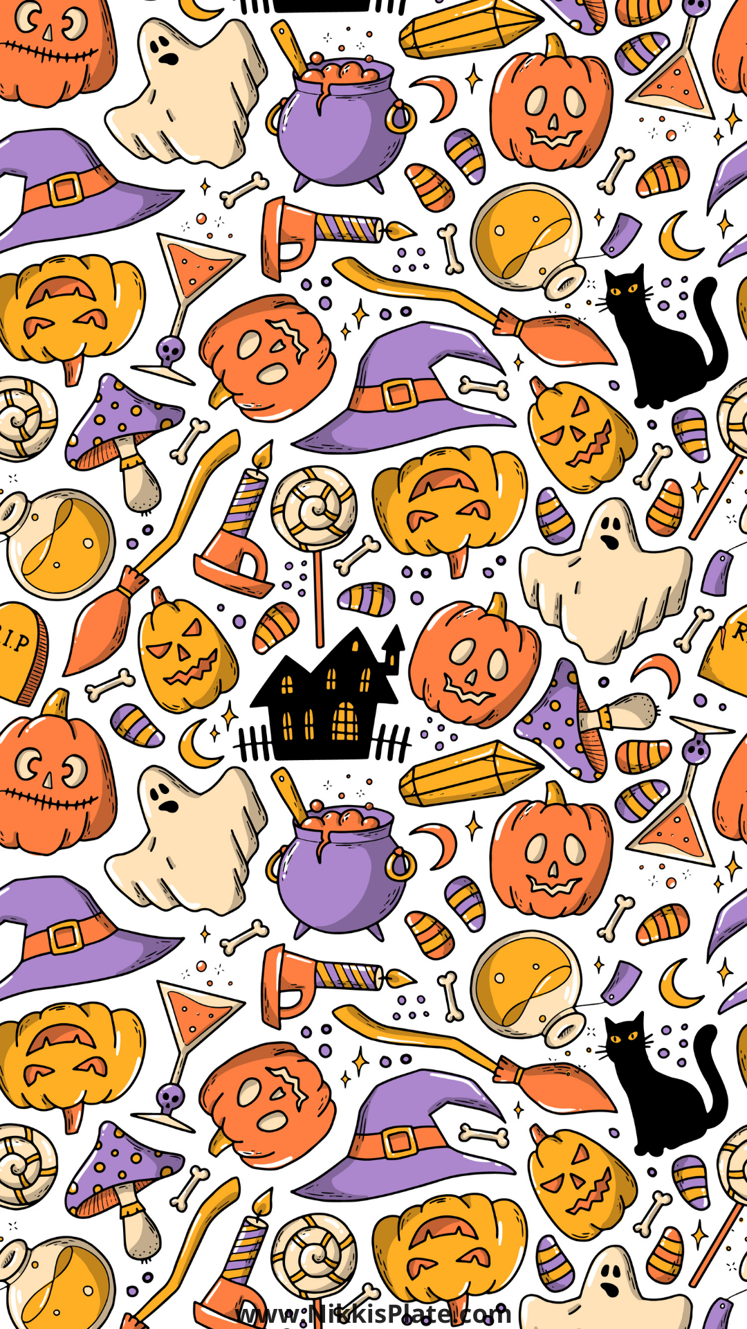 FREE CUTE HALLOWEEN IPHONE WALLPAPERS