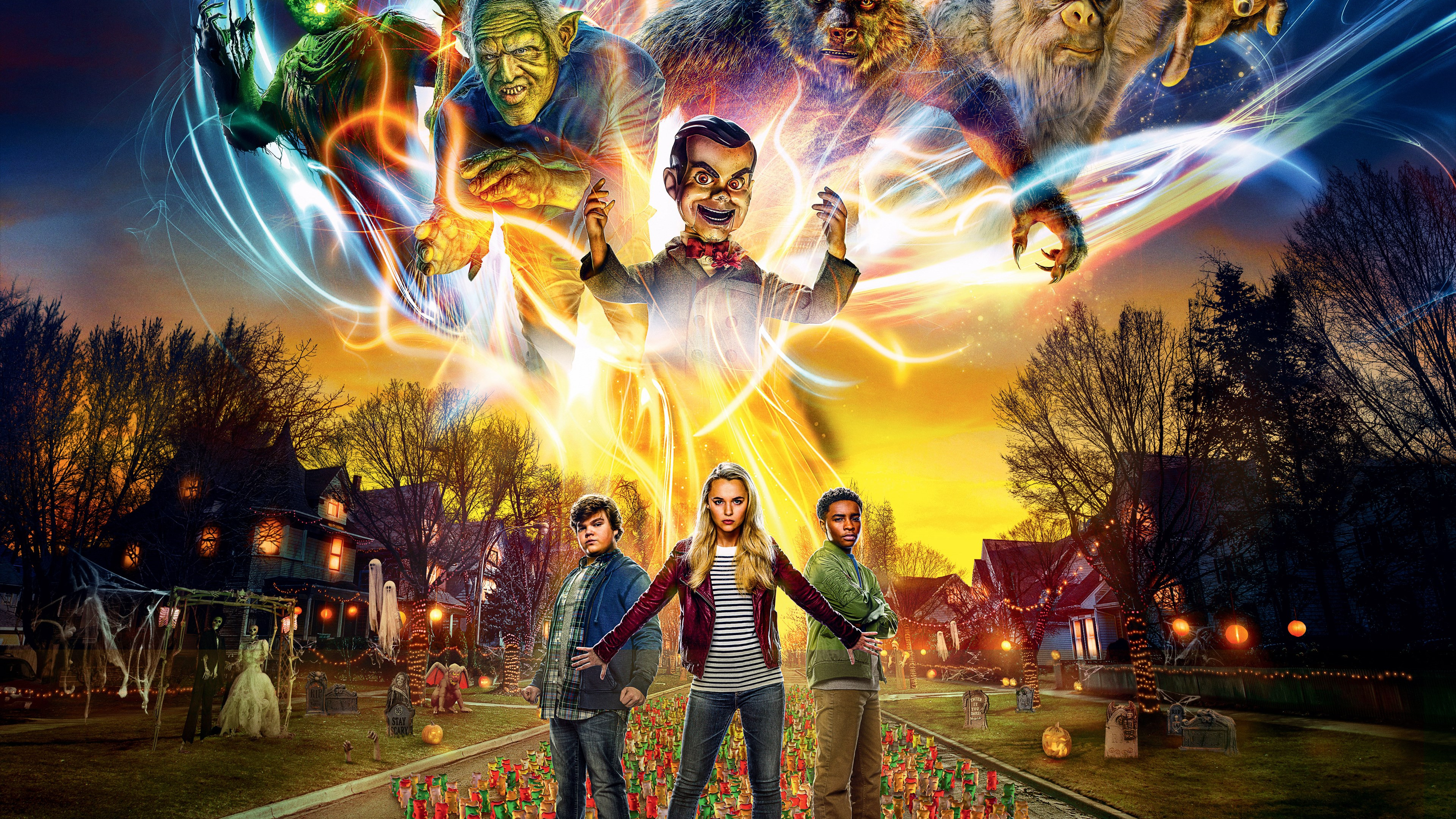 Download wallpaper: Goosebumps 2: Haunted Halloween 3840x2160