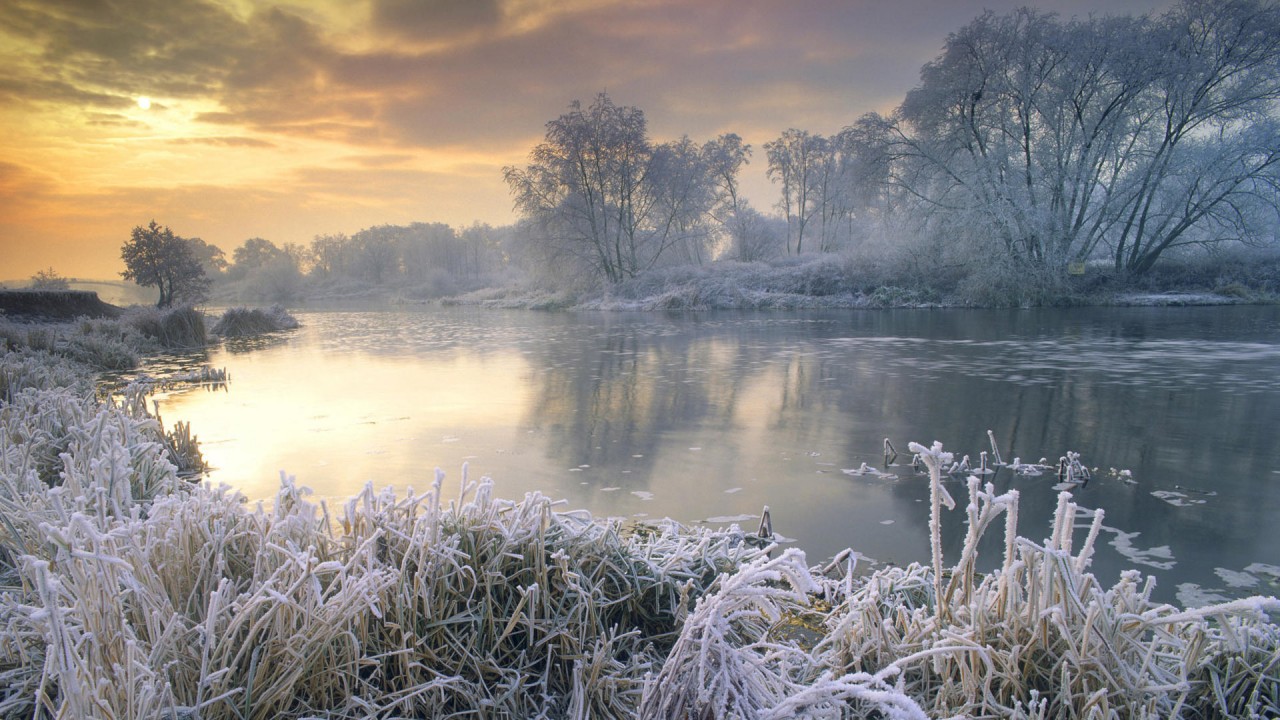 Frosty Winter Lake Wallpaper 994 1280x720 (720p)