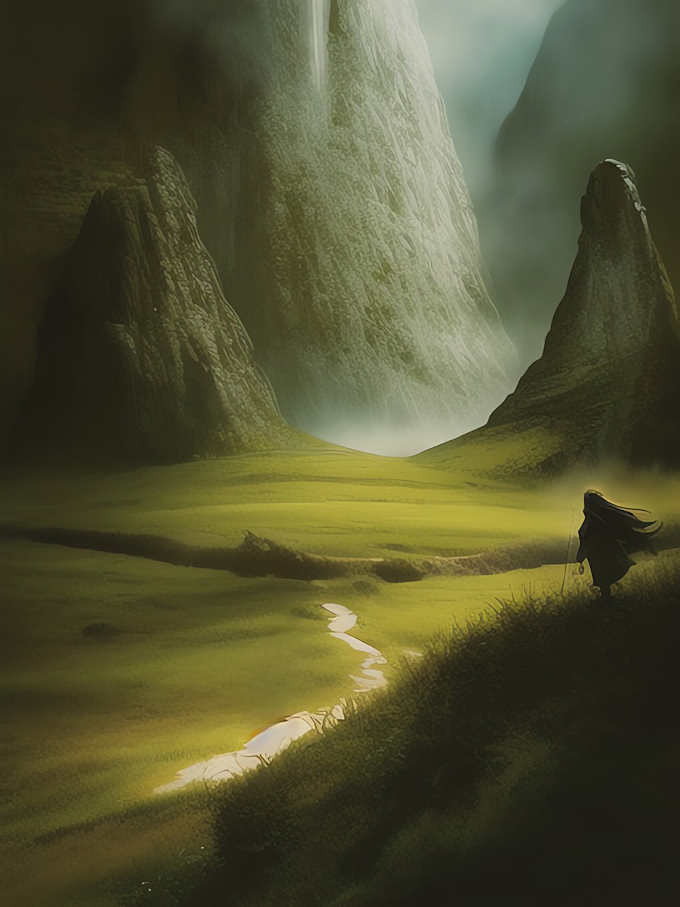 Download Landscape Fantasy Lord Who Rings Royalty Free Stock Illustration Image