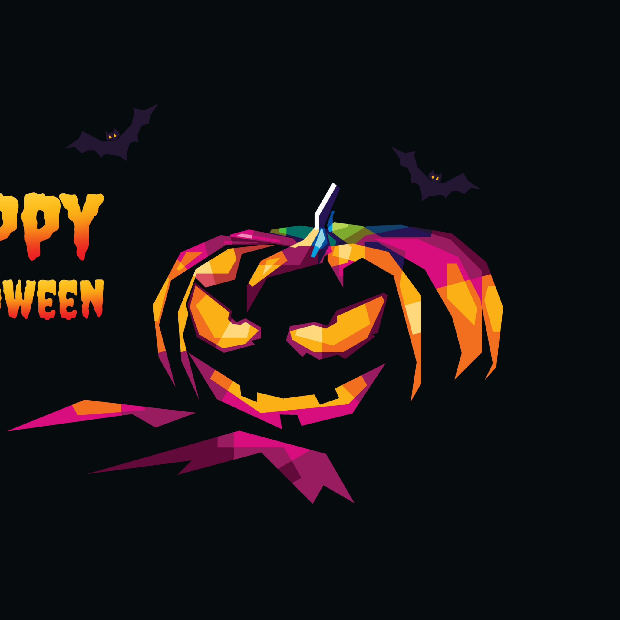 Happy Halloween Wallpaper 4K, Halloween Pumpkin