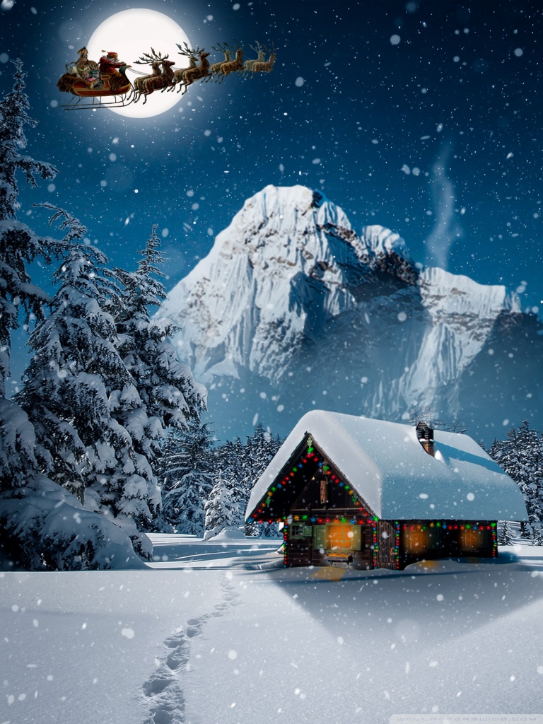 Christmas Winter 4K Ultra HD Desktop Background Wallpaper for 4K UHD TV, Widescreen & UltraWide Desktop & Laptop, Tablet