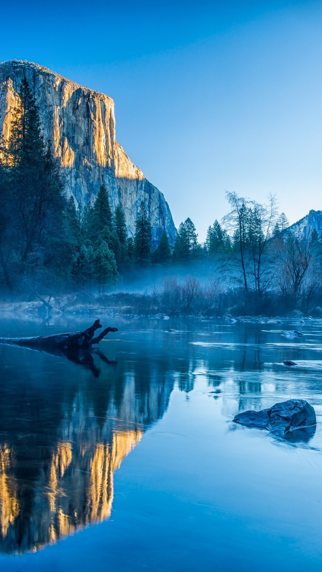 Wallpaper Yosemite, El Capitan, HD, 4k wallpaper, winter, forest, OSX, apple, mountains, Nature