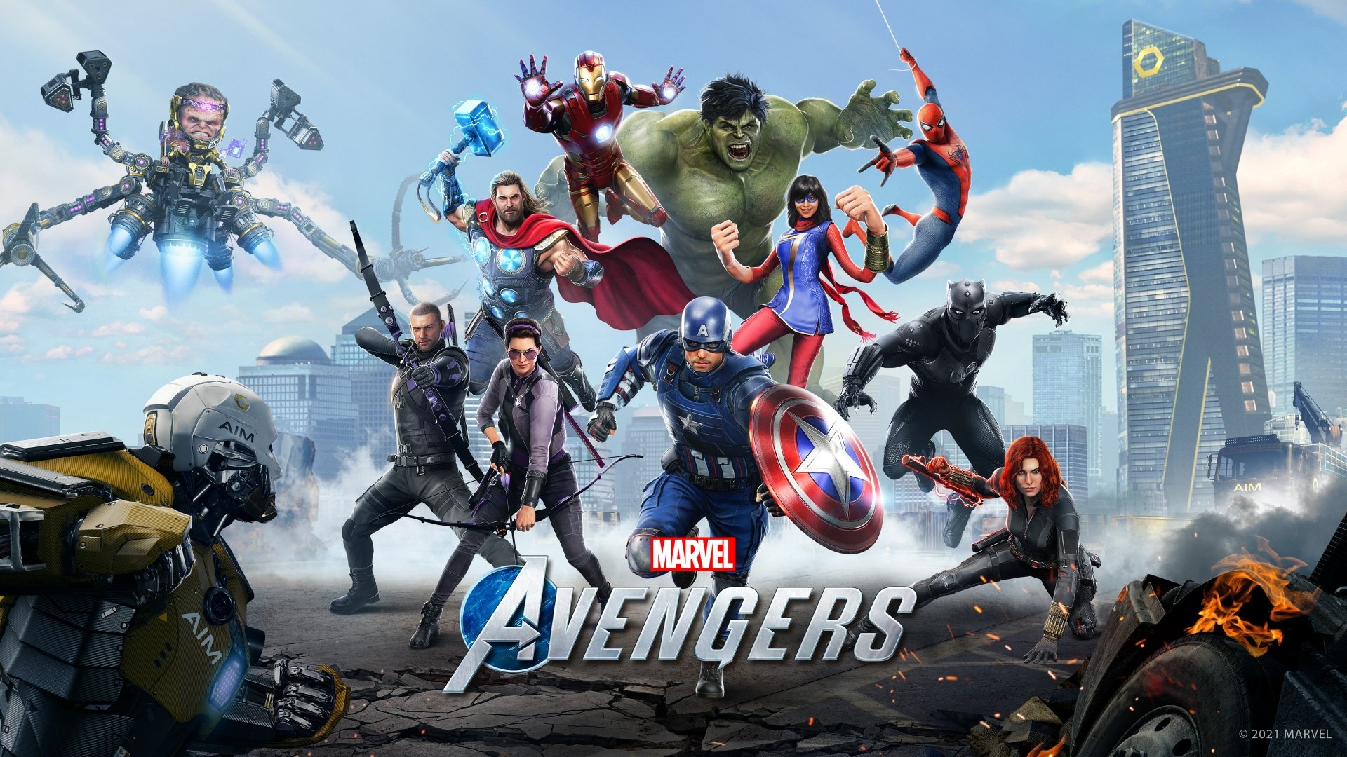 Marvel's Avengers HD Wallpaper and Background