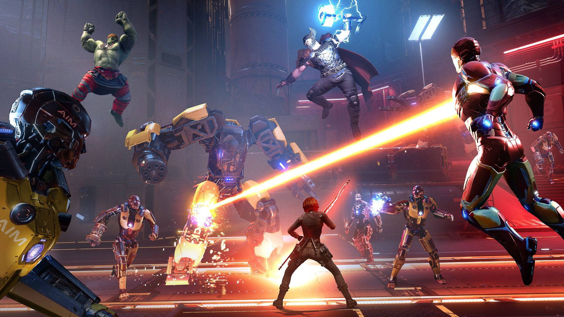 Download Step Into The Shoes Of Your Favorite Avengers Characters And Save The World In The All New Marvel's Avengers PS4 Game! Wallpaper