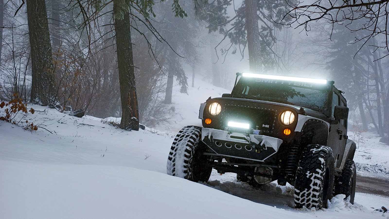 Photo of Jeeps Enjoying the Winter Time