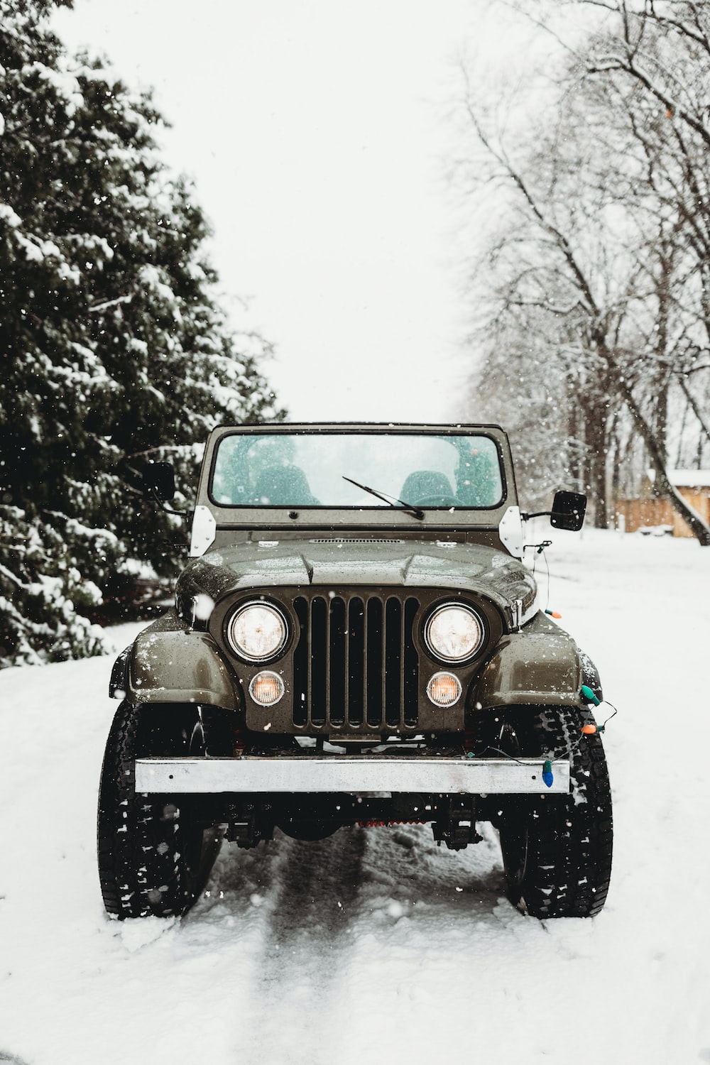 A car covered in snow photo