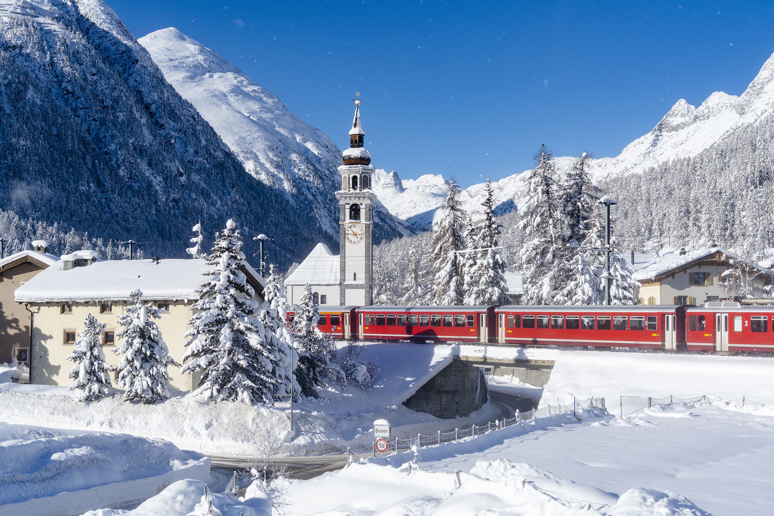 Switzerland in winter: The beautiful