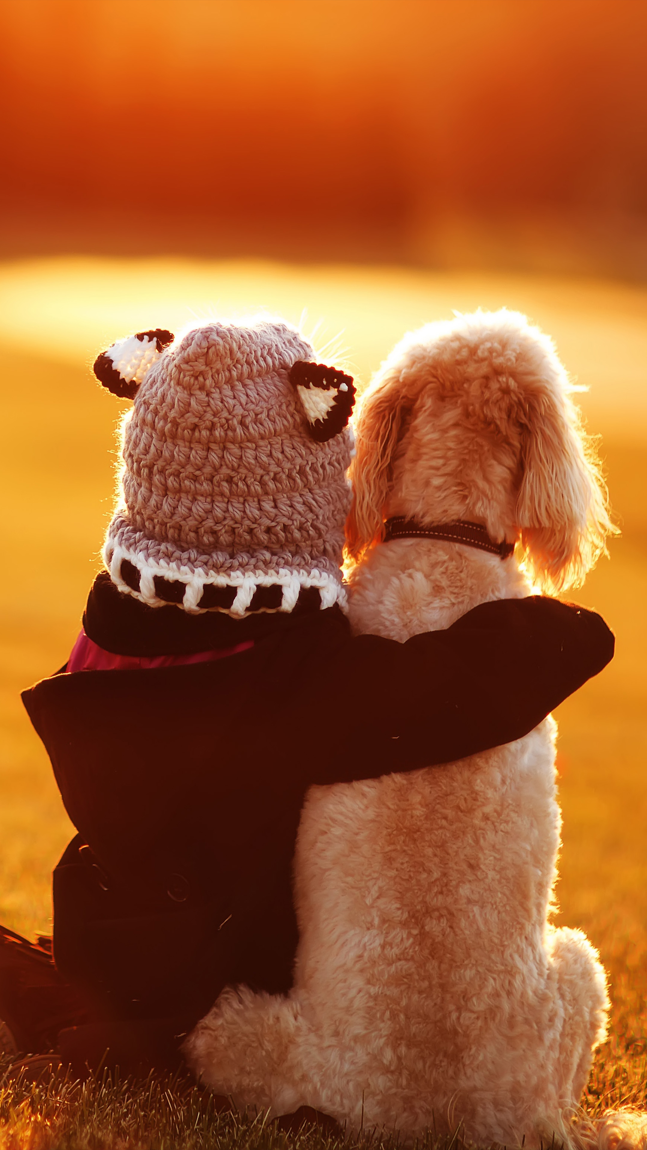 Free download Cute Child Dog Best Friends Sunset 4K Ultra HD Mobile Wallpaper [2160x3840] for your Desktop, Mobile & Tablet. Explore Cute Best Friend HD Wallpaper. Best Friend Wallpaper