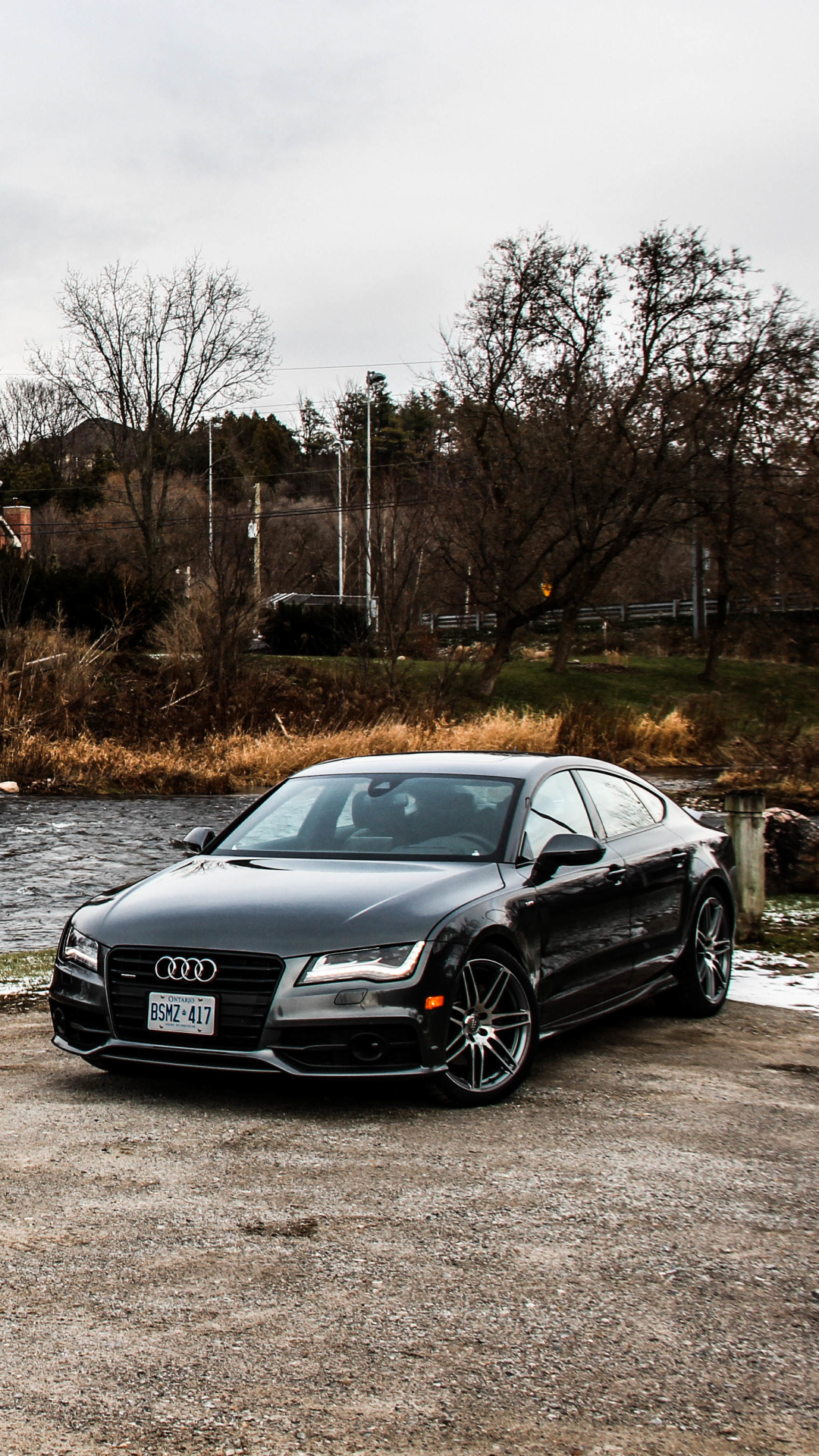 Mobile wallpaper: Audi, Car, Vehicle, Audi Rs7, Vehicles, Black Car, 1136599 download the picture for free
