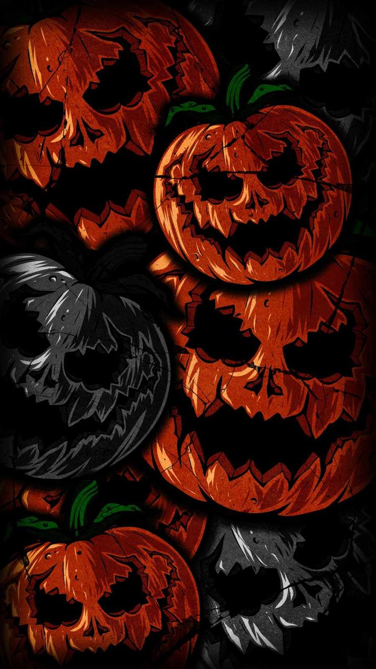 Pumpkin Faces Halloween IPhone Wallpaper Wallpaper, iPhone Wallpaper. Pumpkin wallpaper, Halloween wallpaper iphone, Halloween wallpaper