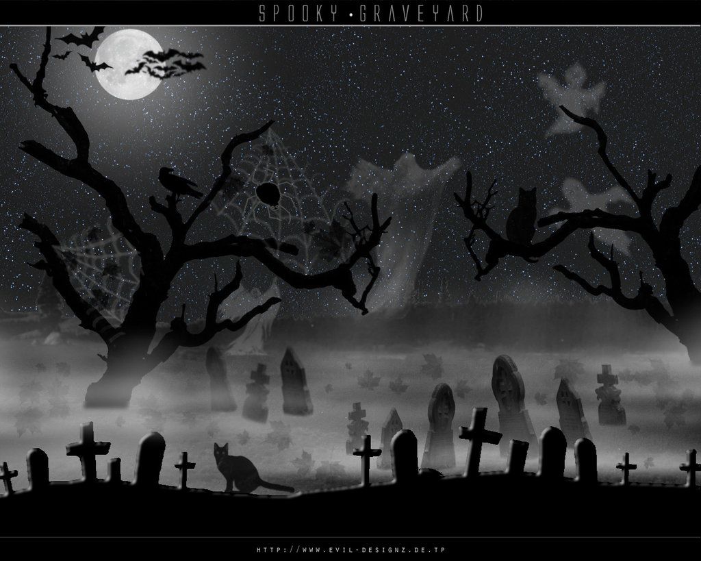 Spooky Graveyard. Spooky background, Scary background, Creepy background