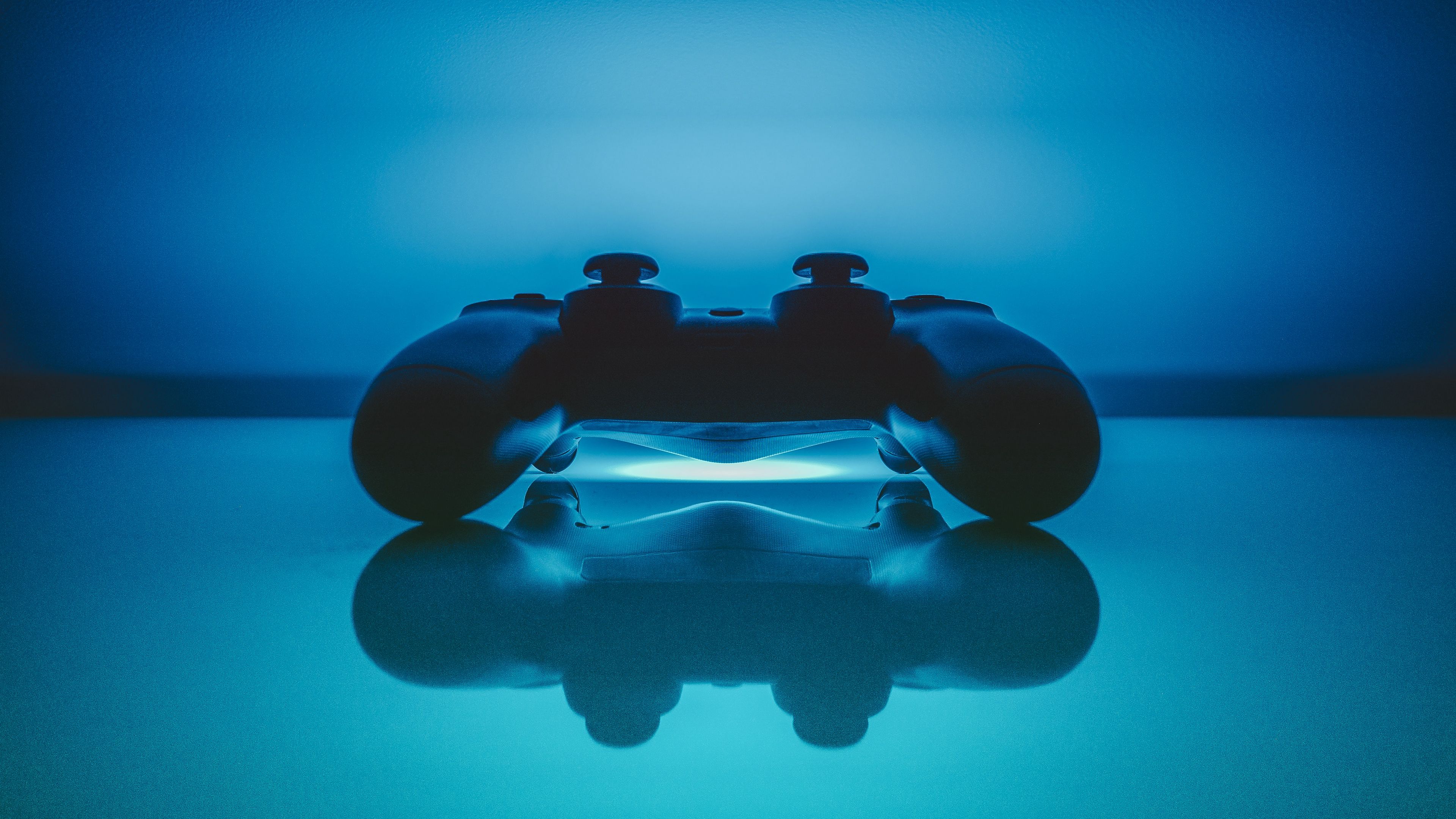 Download wallpaper 3840x2160 joystick, controller, gamepad 4k uhd 16:9 HD background