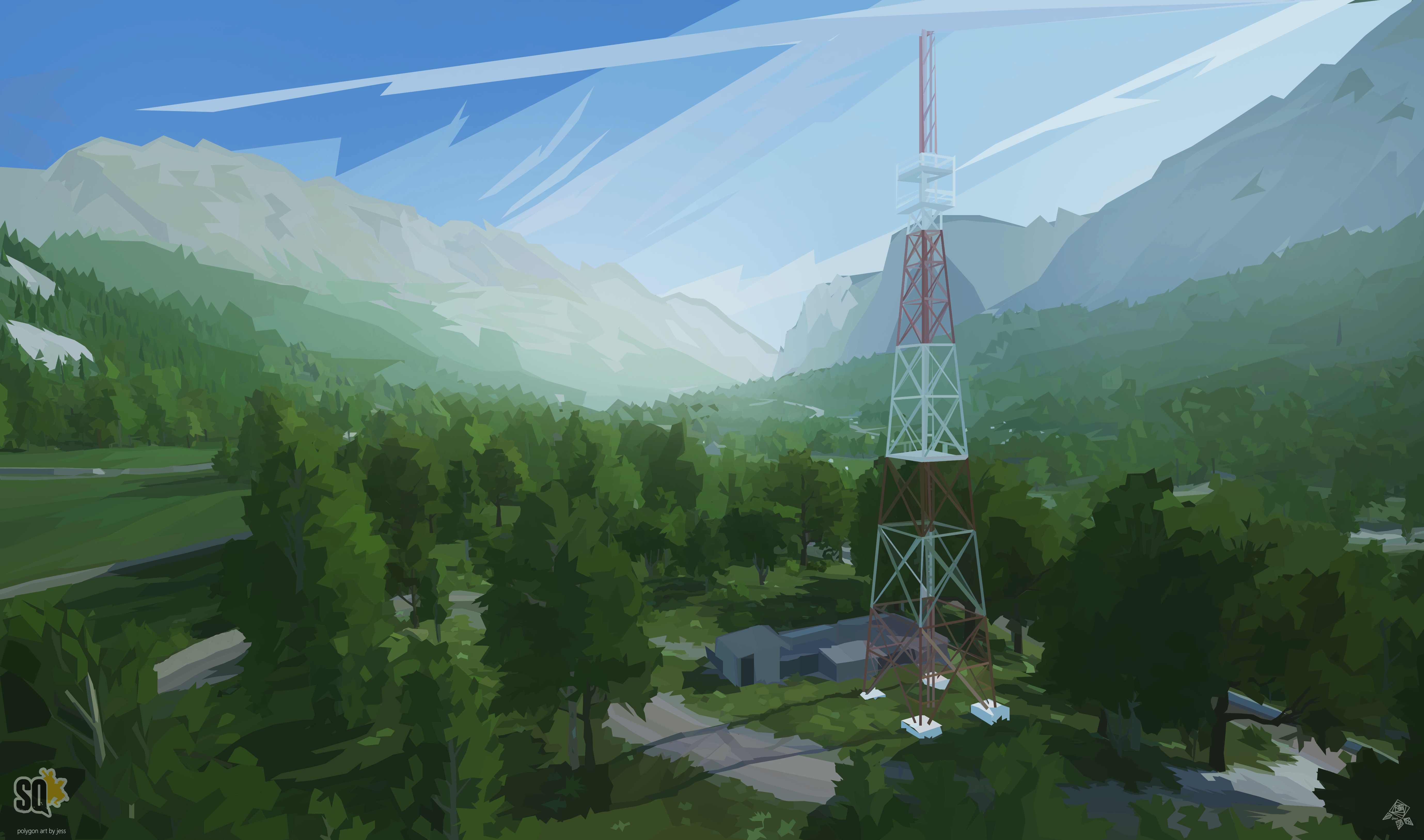 Squad Fanart. Skorpo Radio Tower Wallpaper