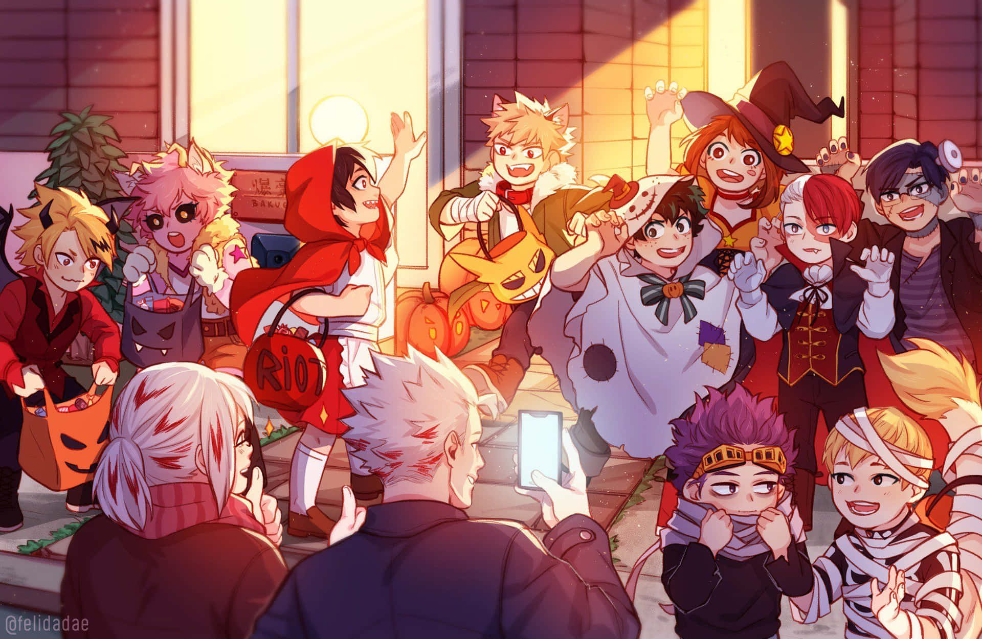 My Hero Academia Halloween Wallpaper