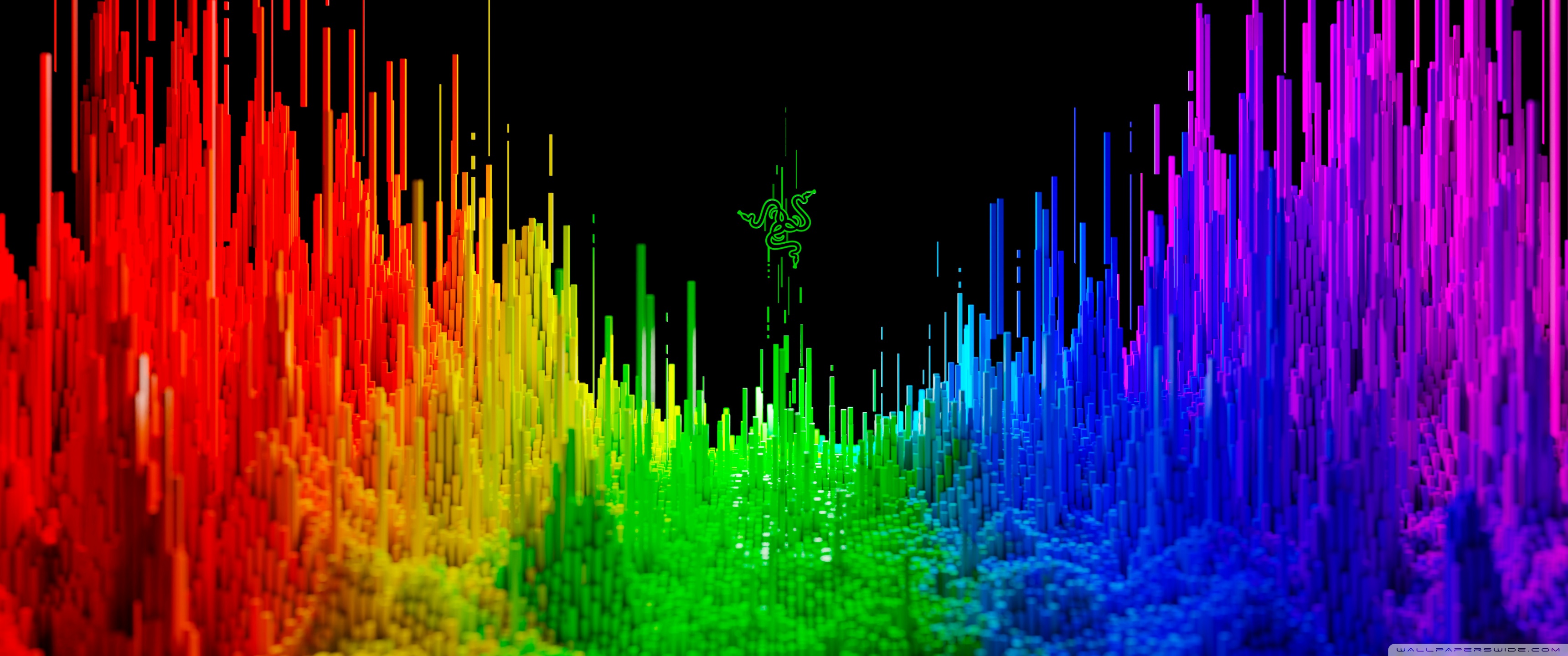 Razer Rainbow Spectrum Background Ultra HD Desktop Background Wallpaper for: Widescreen & UltraWide Desktop & Laptop, Multi Display, Dual & Triple Monitor, Tablet