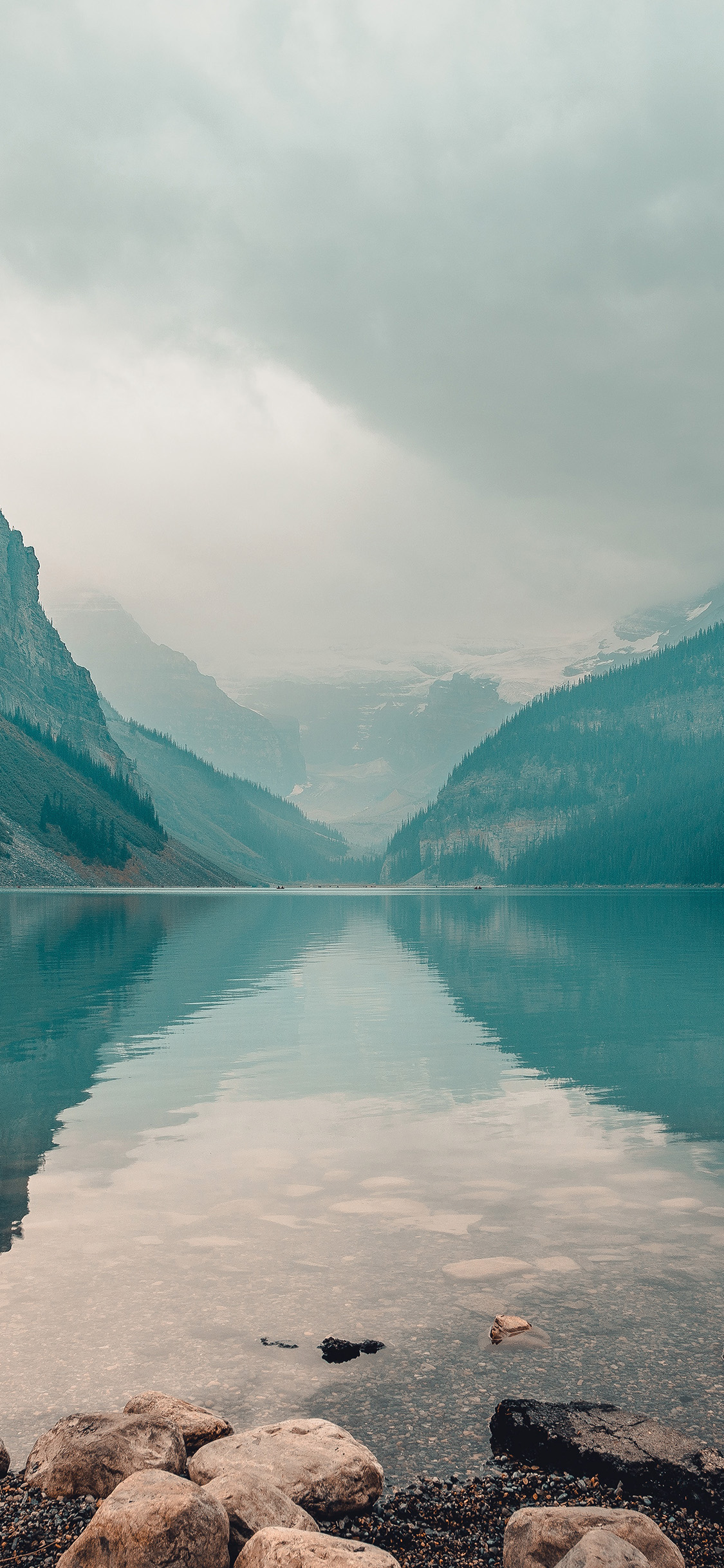 iPhone X wallpaper. lake mountain river nature