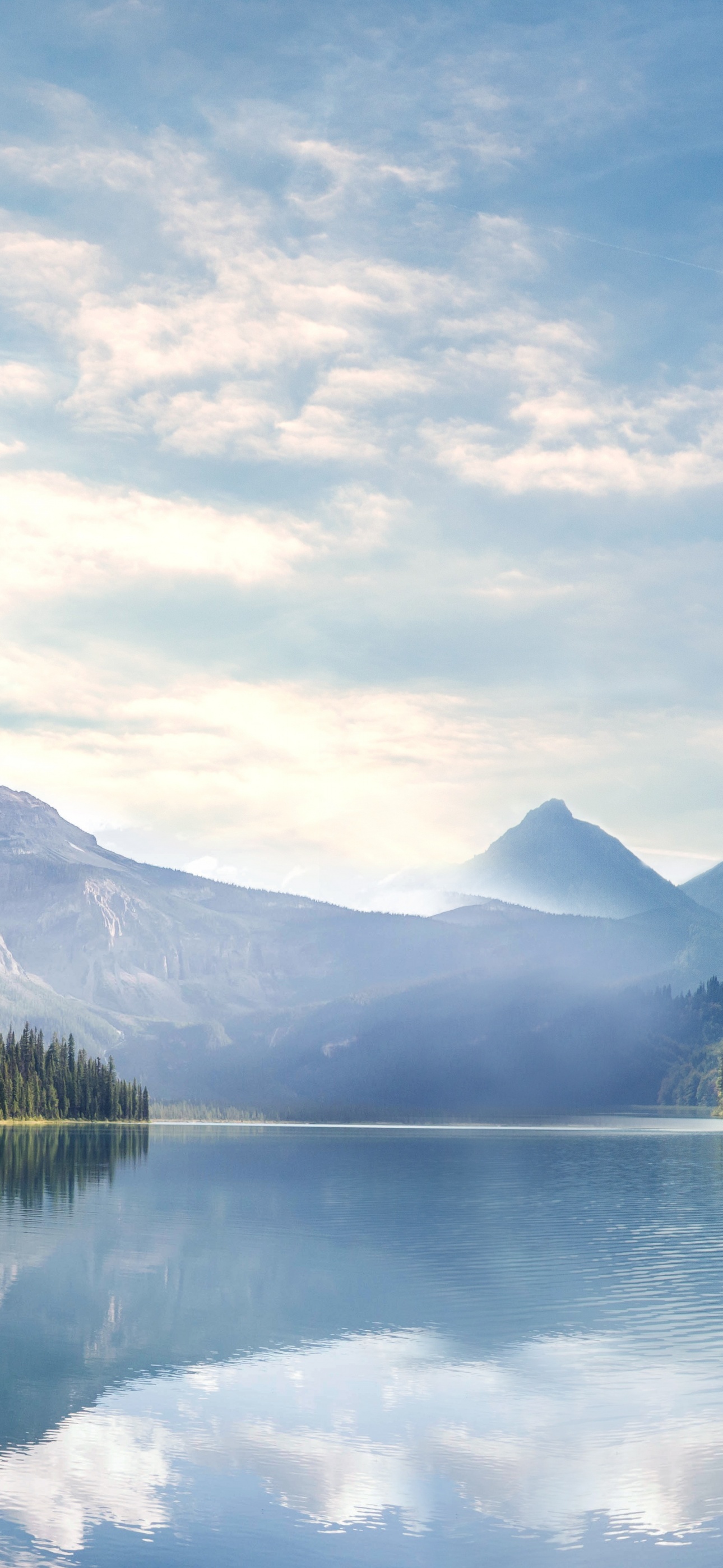 River Wallpaper 4K, Mountains, Forest, Sunny day
