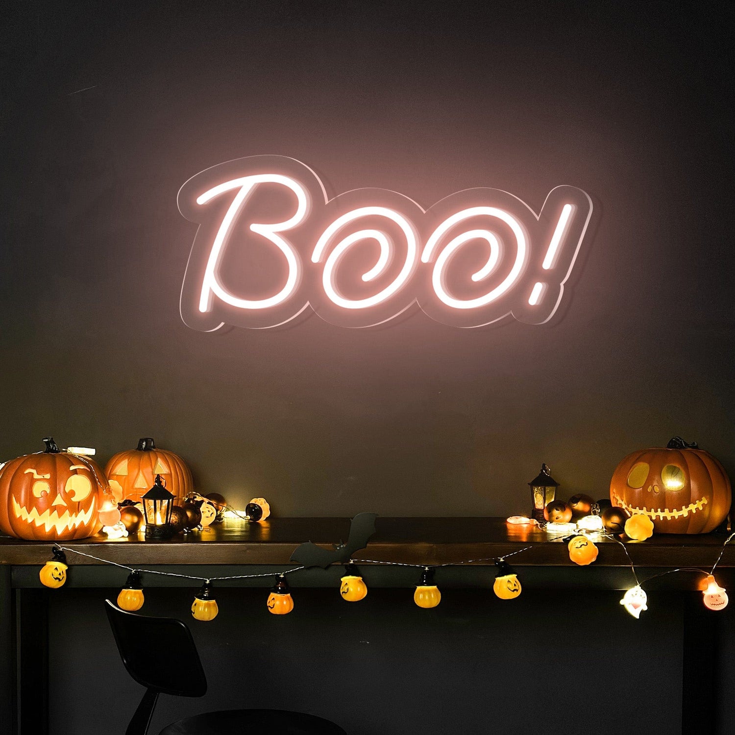Shop Halloween Neon Sign of BOO! Neon Word