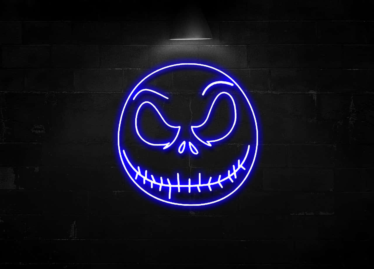 Neon Halloween Wallpaper