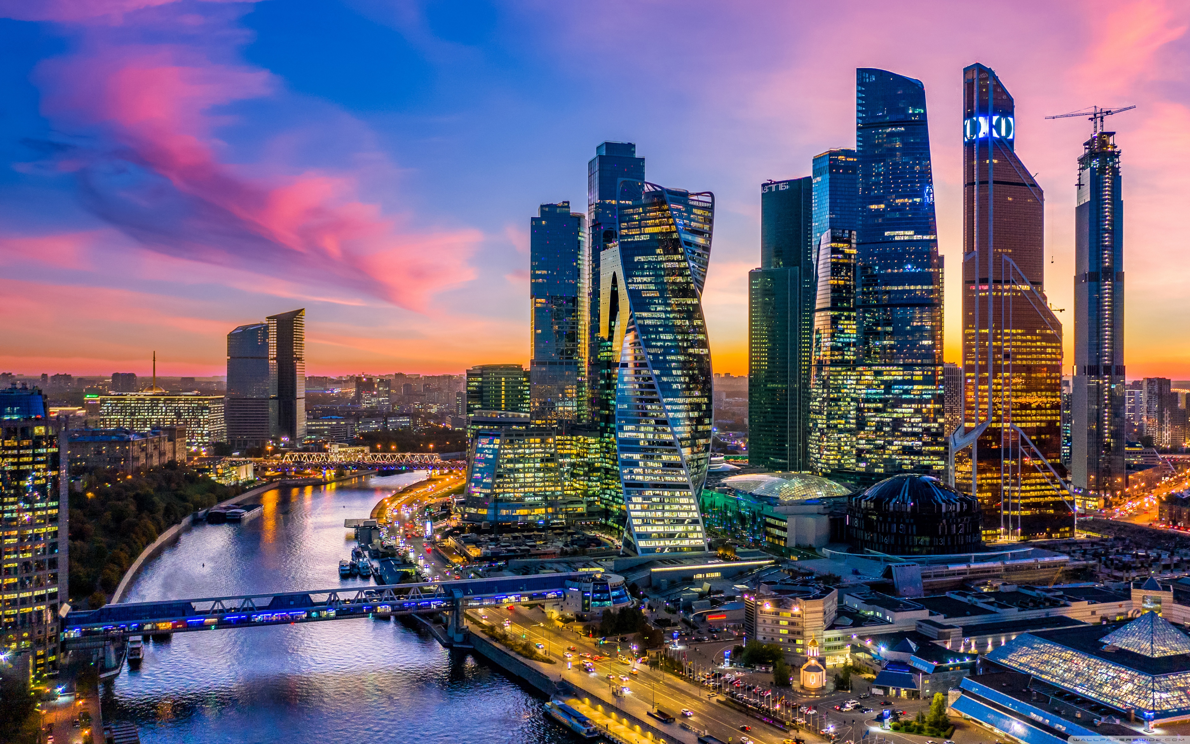 Beautiful Moscow, Russia Ultra HD Desktop Background Wallpaper for 4K UHD TV, Widescreen & UltraWide Desktop & Laptop, Tablet