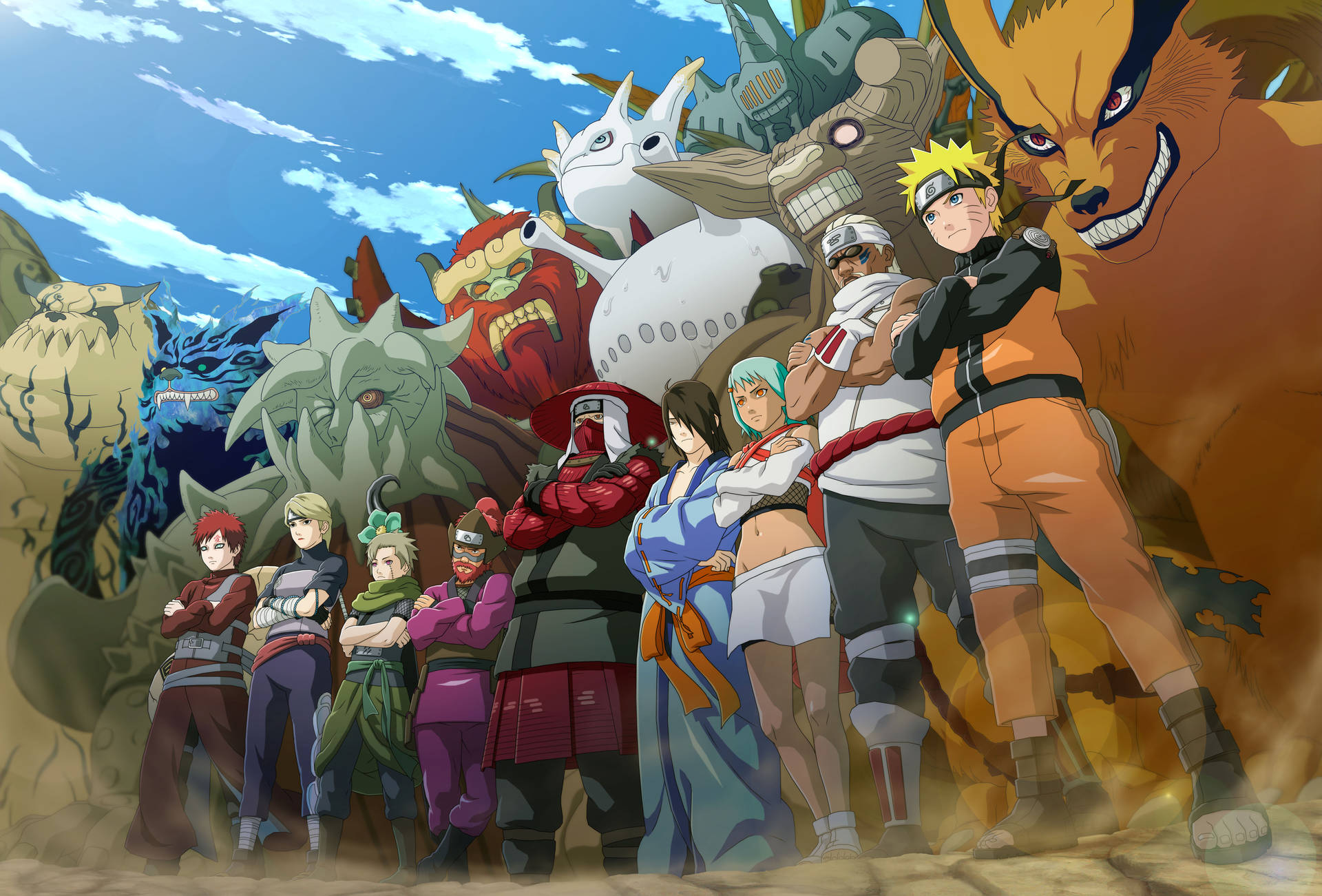 Download 4k Ultra HD Naruto Characters Wallpaper