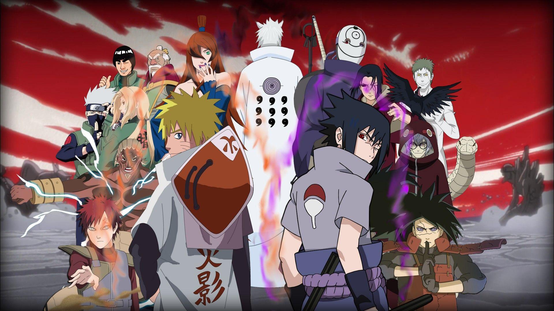 Naruto Shippuden Characters Wallpapers - Wallpaper Cave