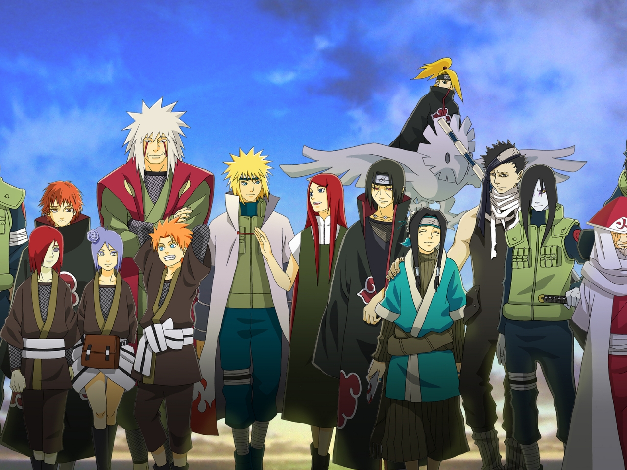 Naruto Friends 1280 x 960 Wallpaper