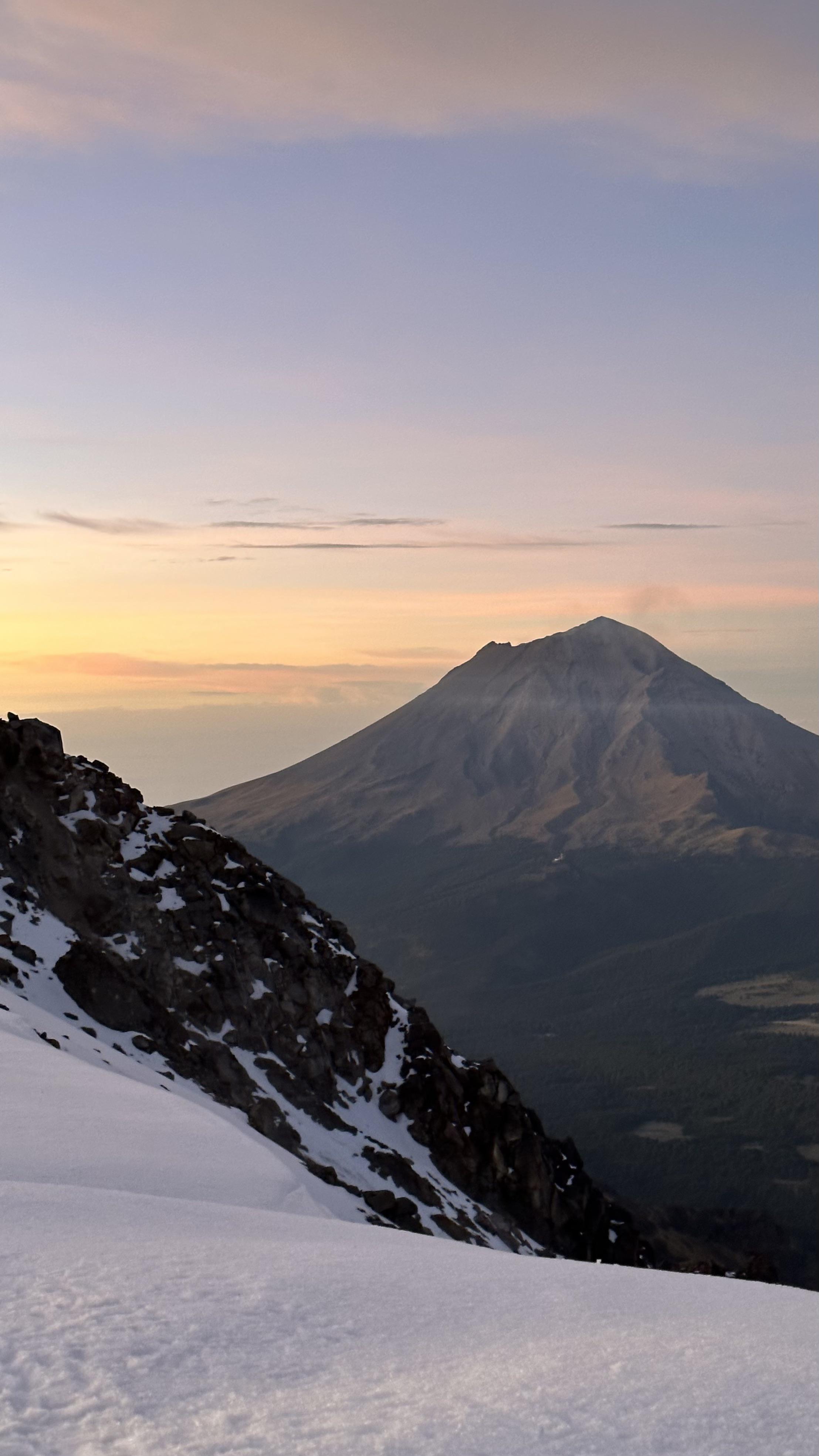 Sunrise at a volcano in Mexico [iPhone 14 Pro Max]