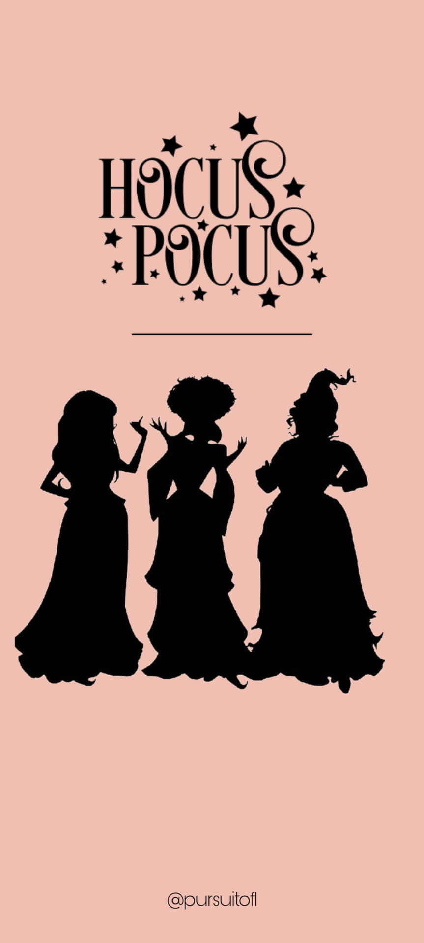 Download Hocus Pocus iPhone Silhouette Wallpaper