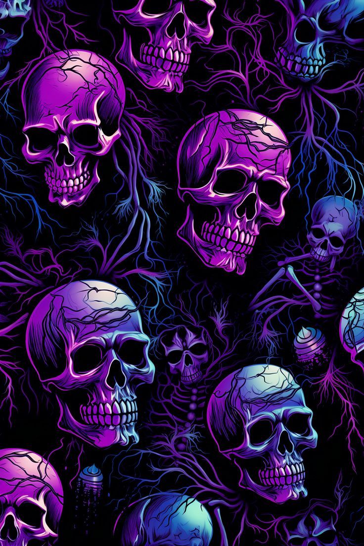 Purple Skulls