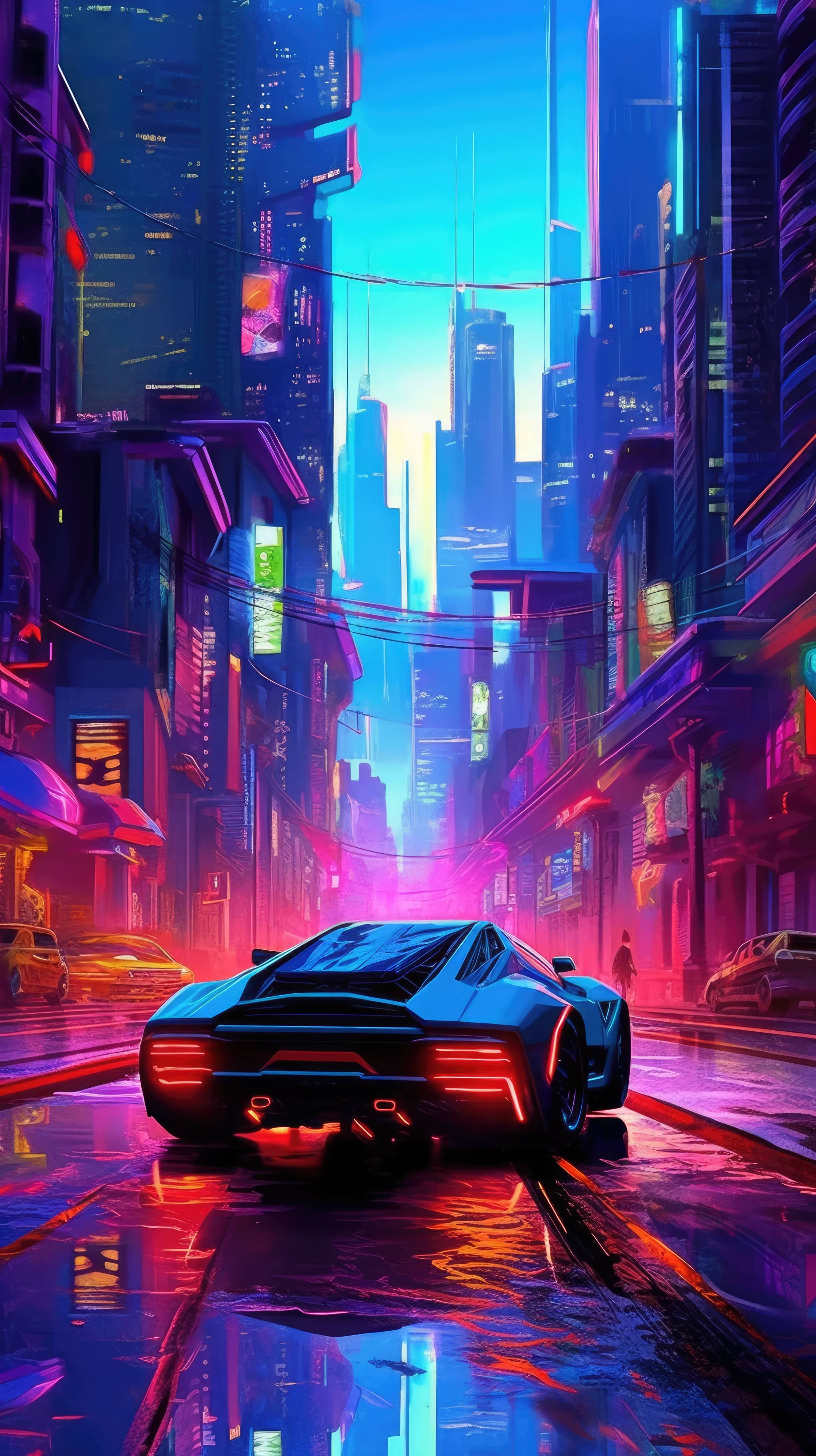 Free AI art image of car