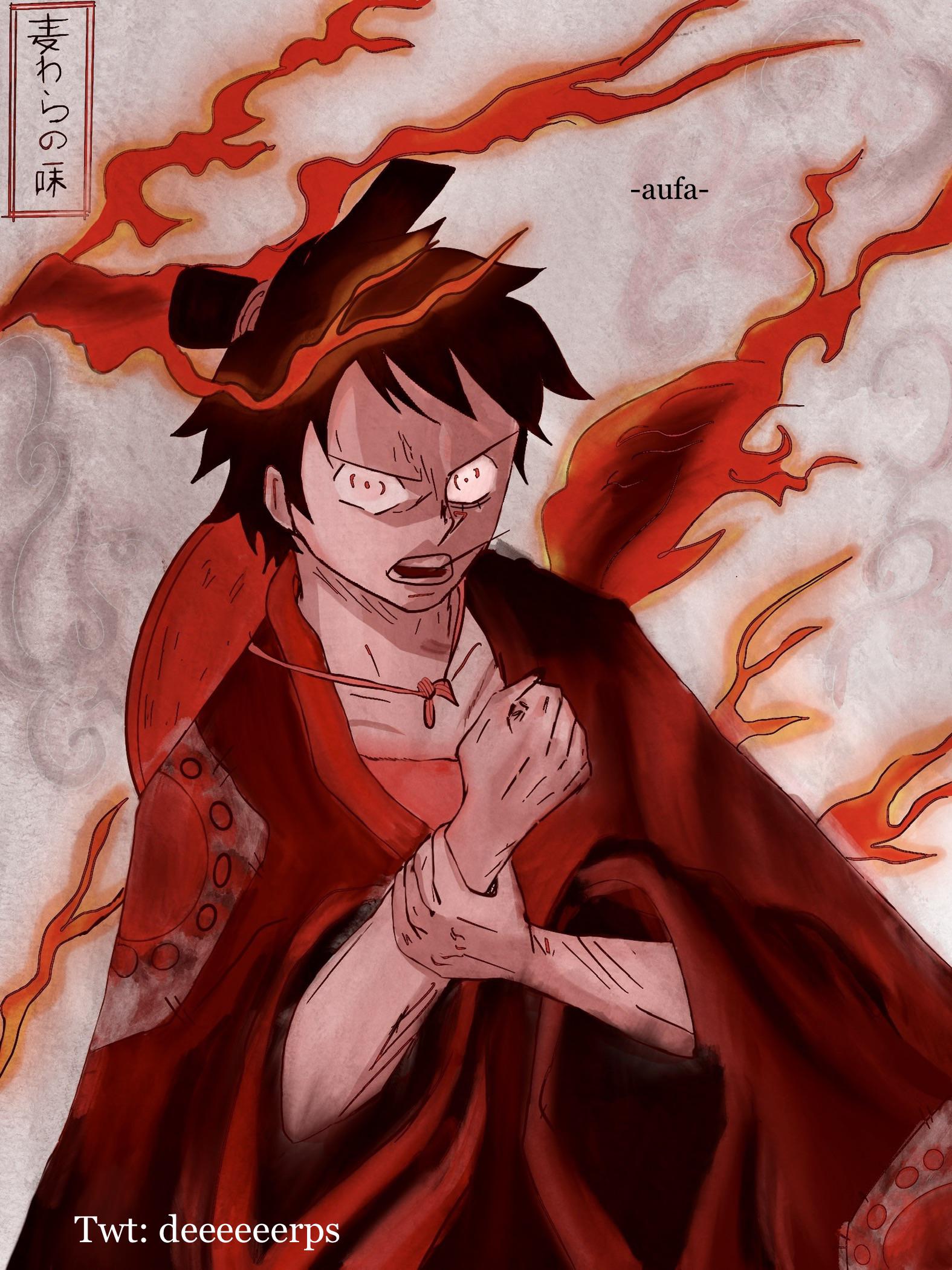 luffy (wano kuni) fanart : r/OnePiece