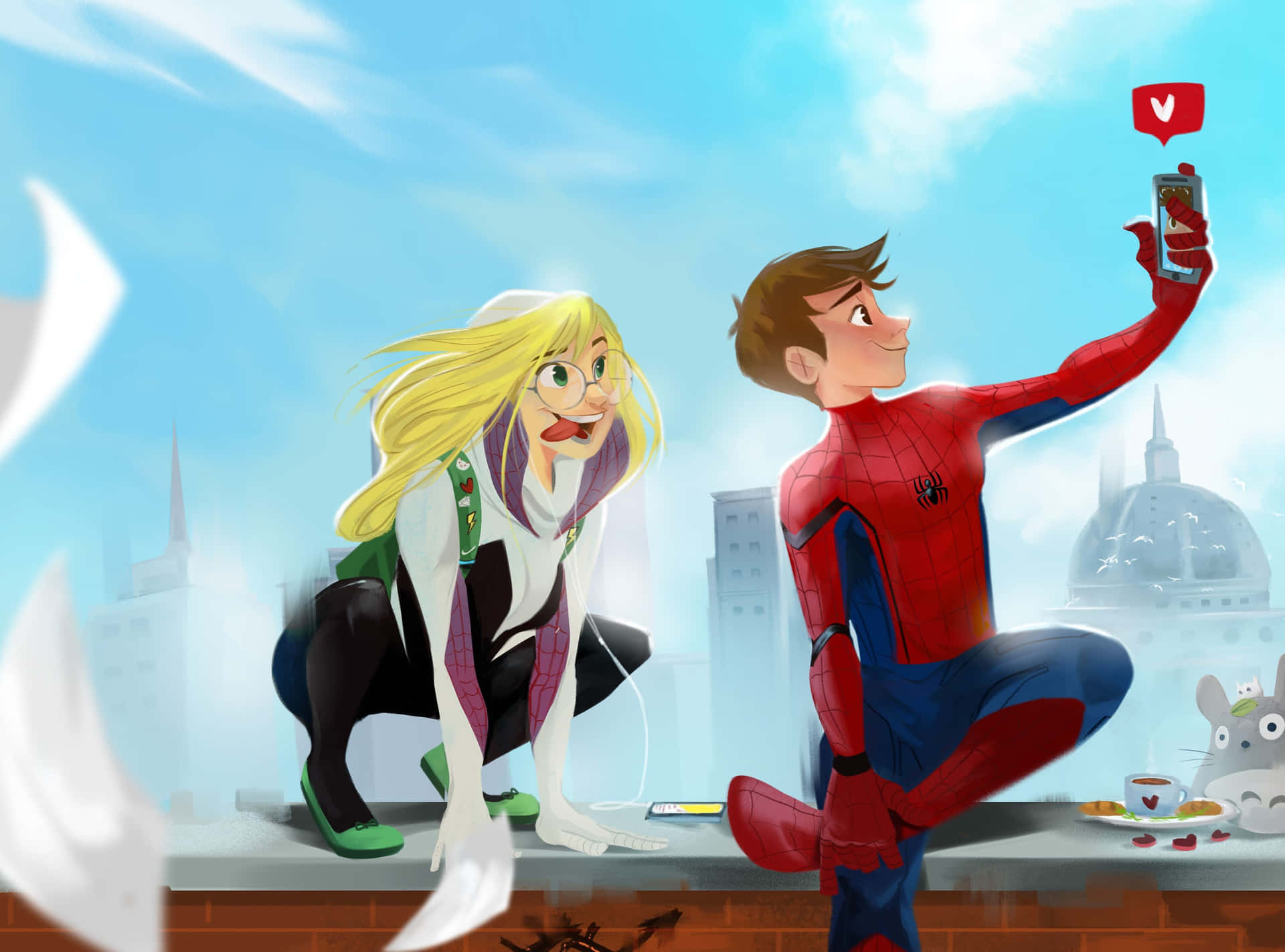 Spider-Man And Gwen Stacy Wallpapers - Wallpaper Cave