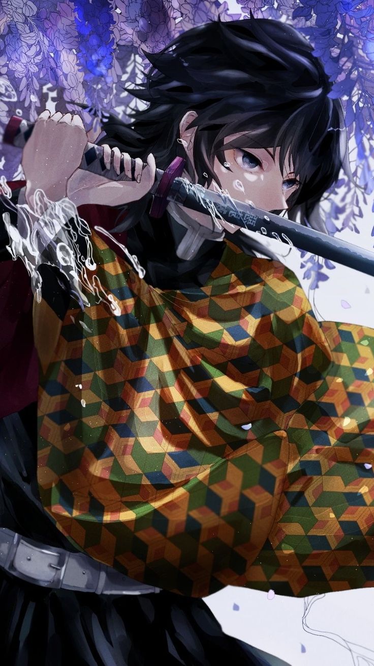 Wallpaper Giyu Tomioka. Anime, Slayer anime, Demon