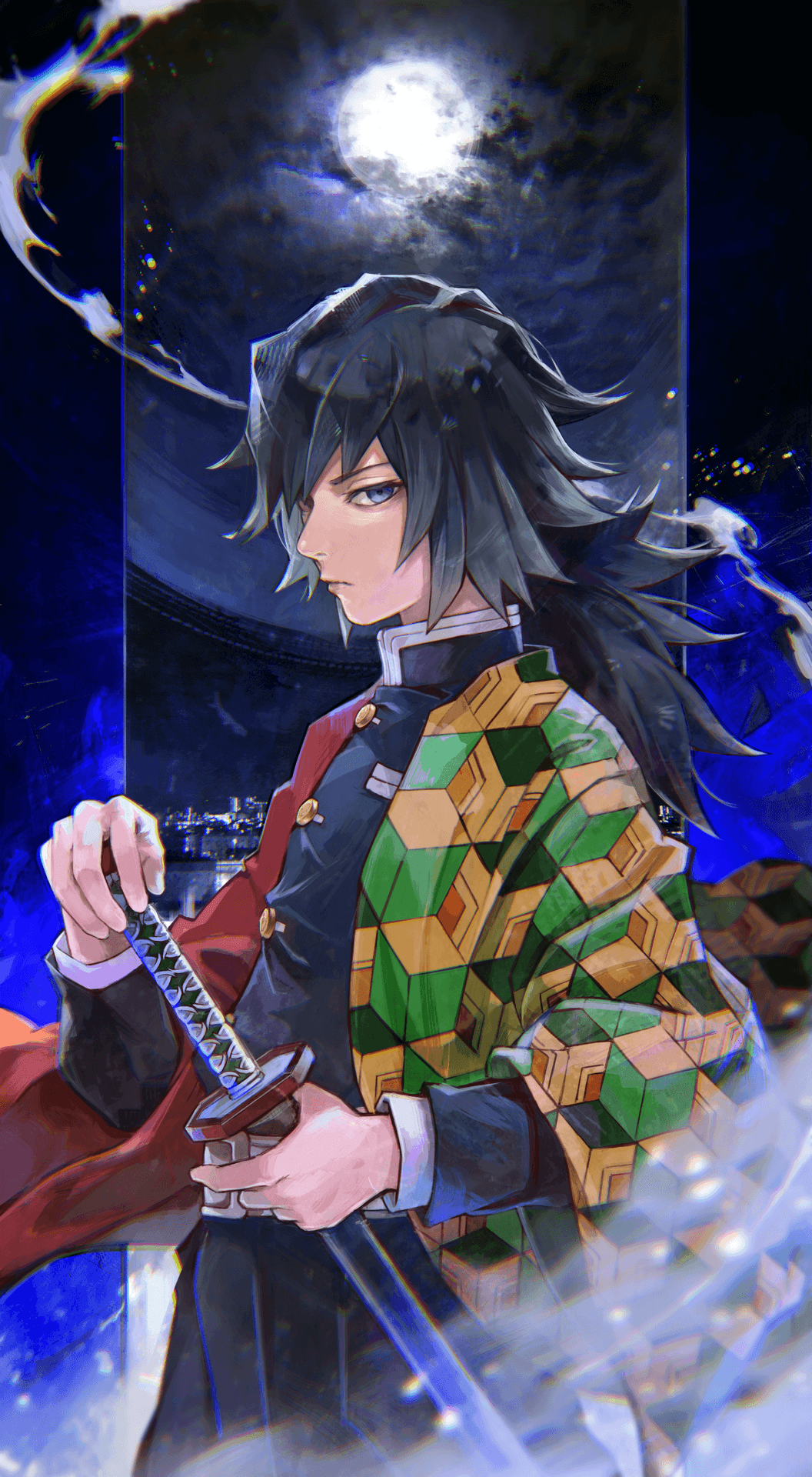 Download Giyu Tomioka, one of the bravest Water Hashira of the Demon Slaying Corps