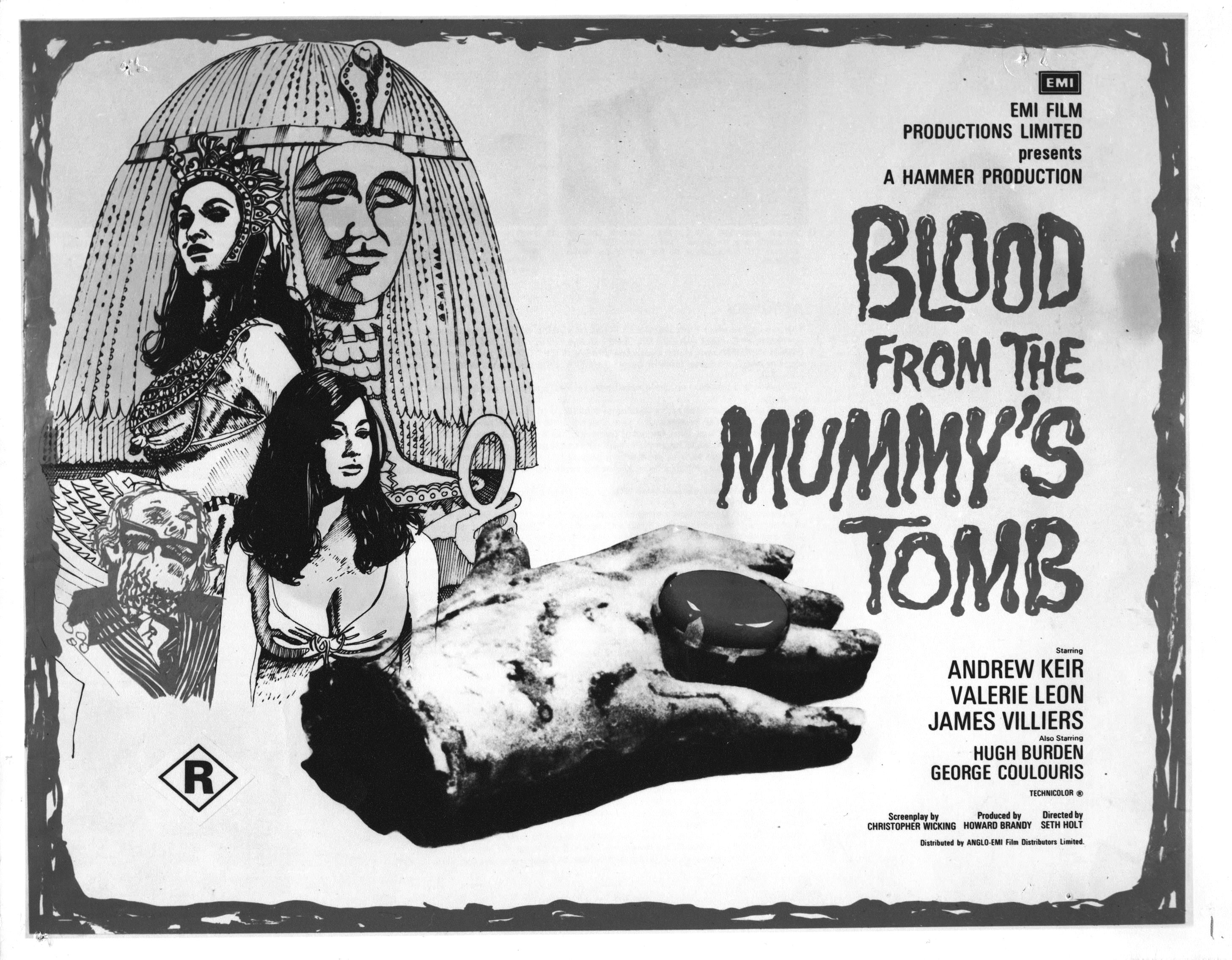 HD desktop wallpaper: Halloween, Creepy, Spooky, Movie, Horror, Scary, Blood From The Mummy's Tomb download free picture
