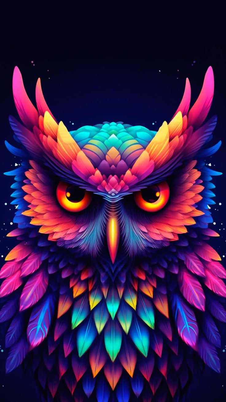 Mystery Owl IPhone Wallpaper 4K