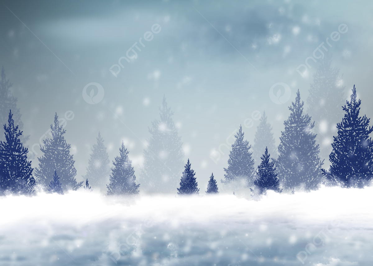 Cold Winter Day Snow Winter Forest Snow Background, Desktop Wallpaper, Pc Wallpaper, Cold Background Image And Wallpaper for Free Download