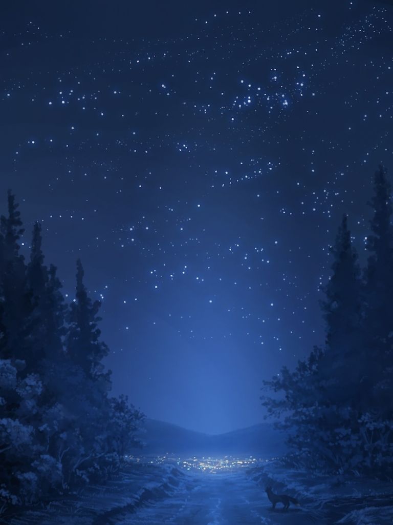 Update anime forest background night latest