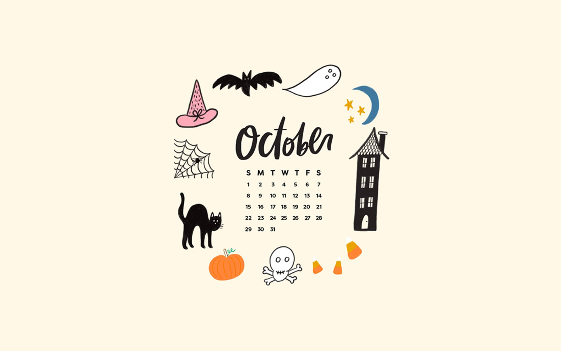 Download Halloween Aesthetic Pc October Month Wallpaper