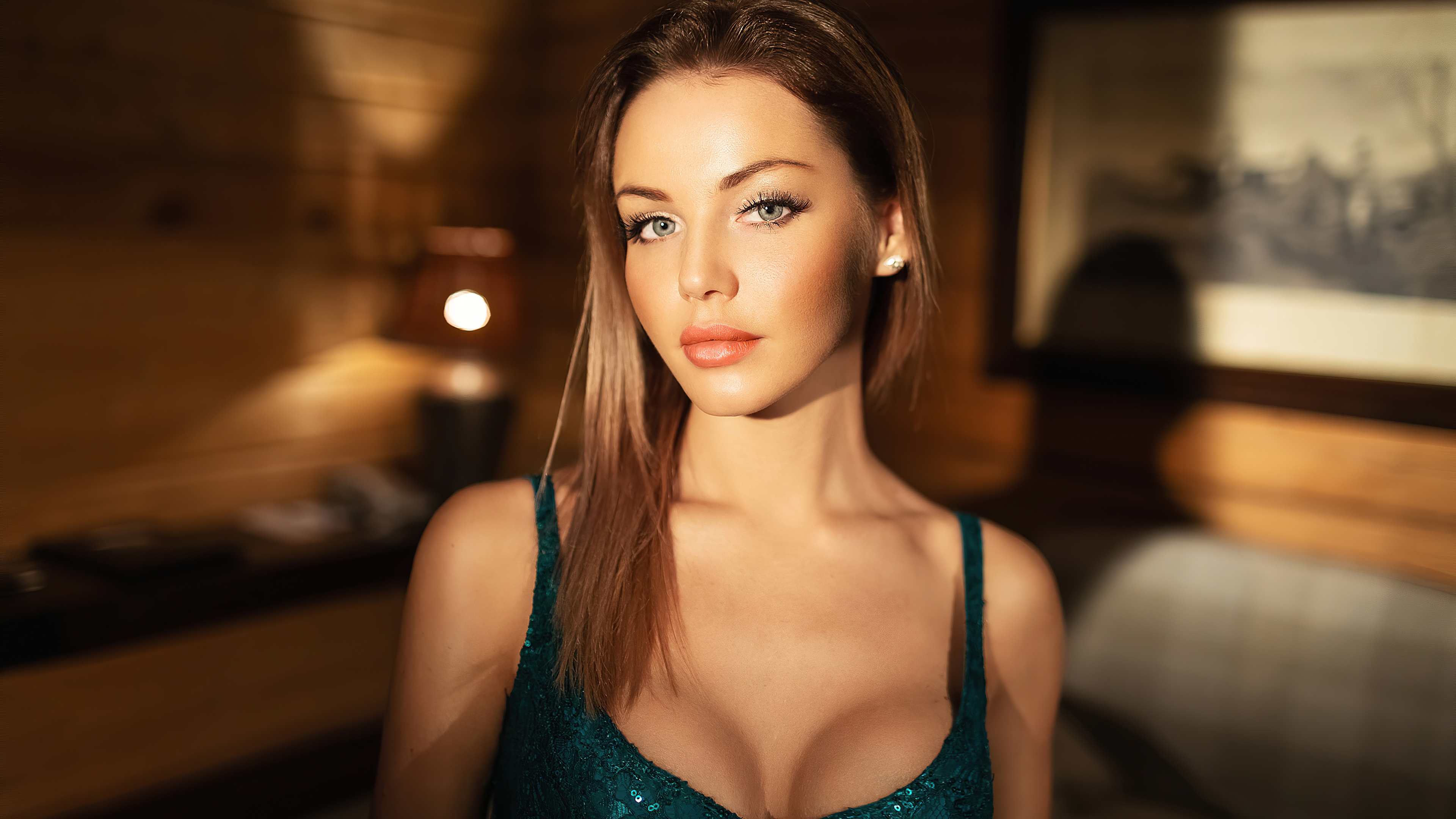 Girl Face Depth Looking At Viewer 4k 4k HD 4k Wallpaper, Image, Background, Photo and Picture