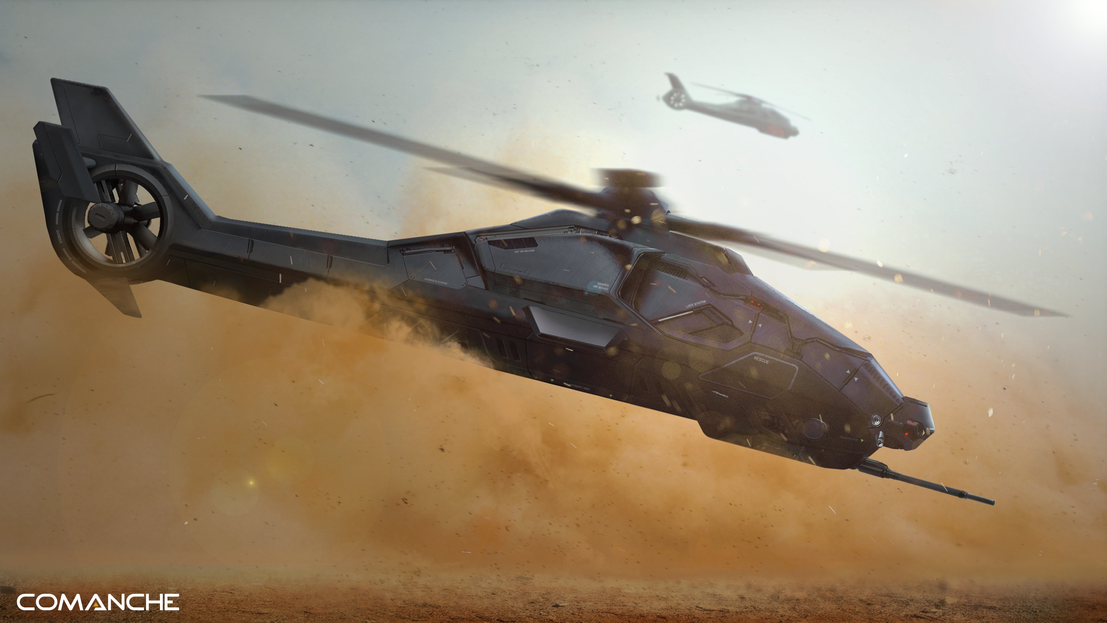 THQ Nordic out this artwork of one of our Comanche helicopters in action! Want it as a 4K wallpaper? Download it here: Want to see more? Follow us
