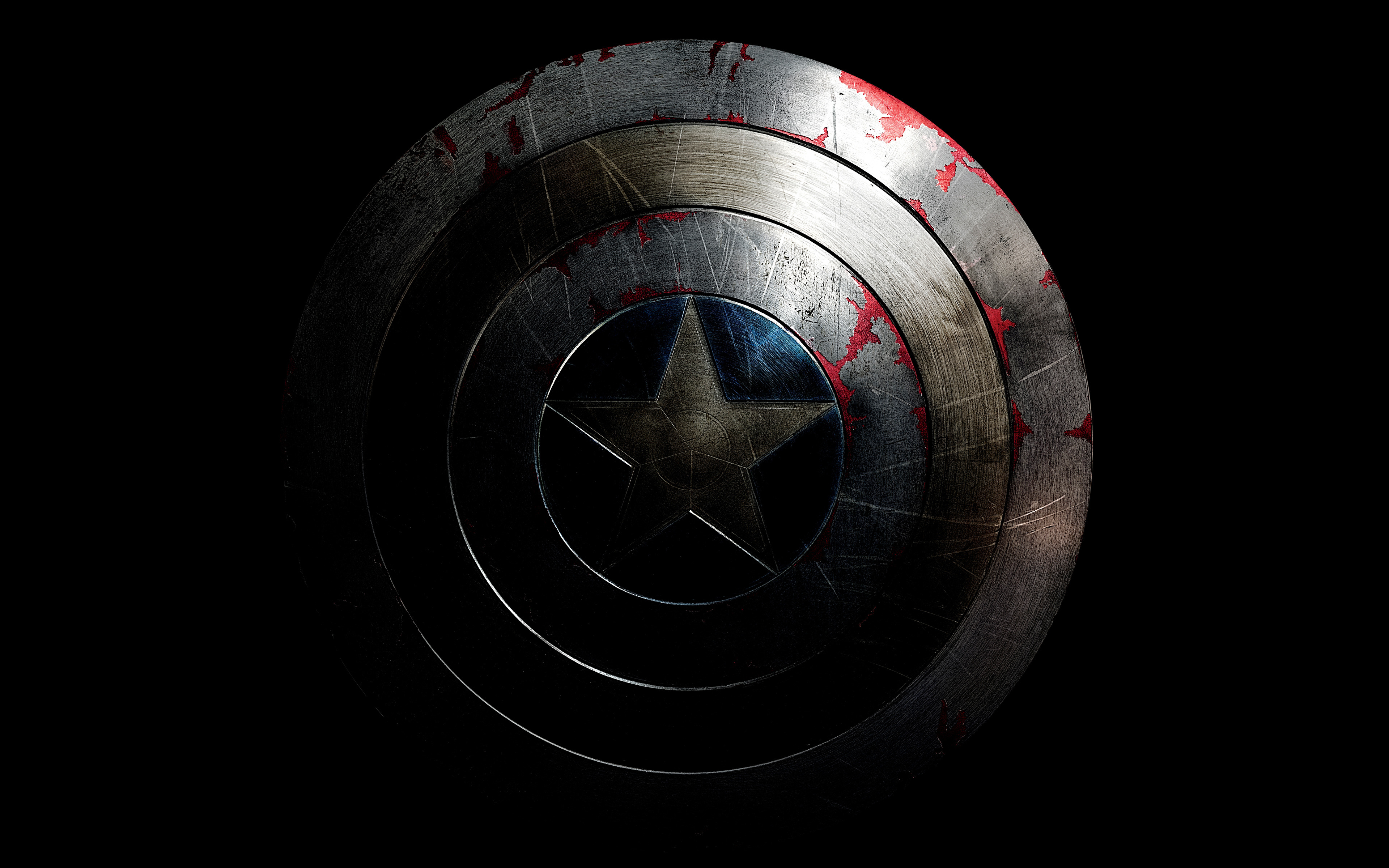 Download wallpaper 3840x2400 captain america, shield, superhero, dark 4k wallaper, 4k ultra HD 16:10 wallpaper, 3840x2400 HD background, 3792