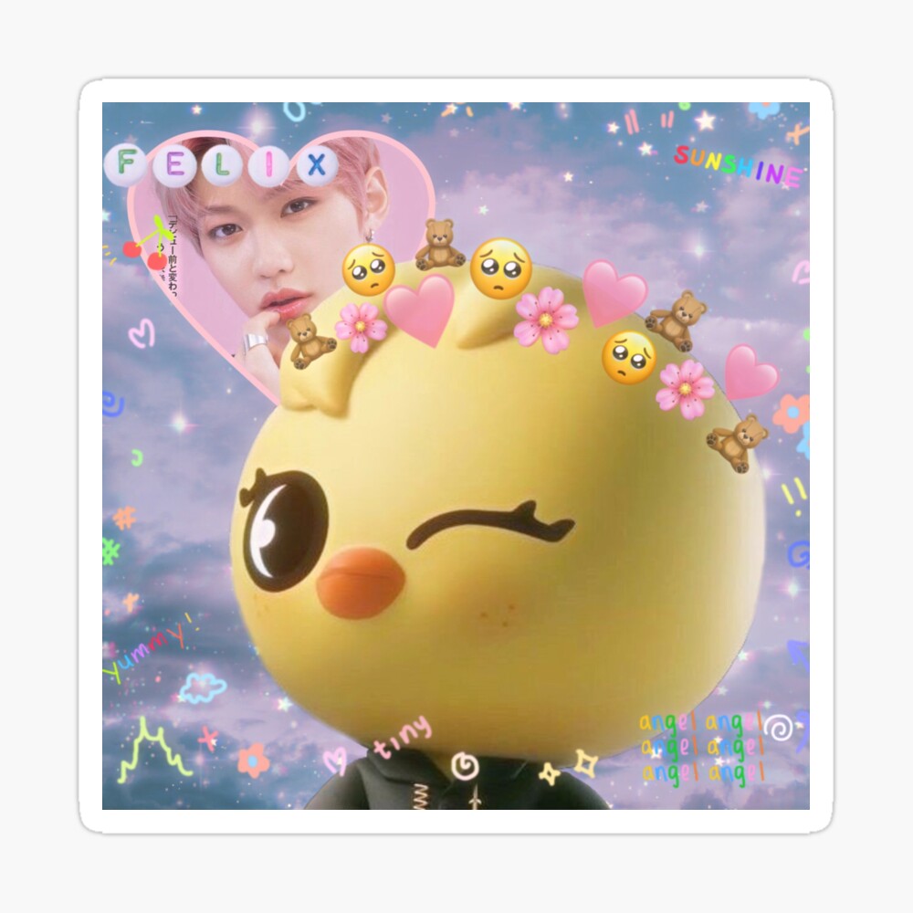 stray kids skzoo felix bbokari Sticker