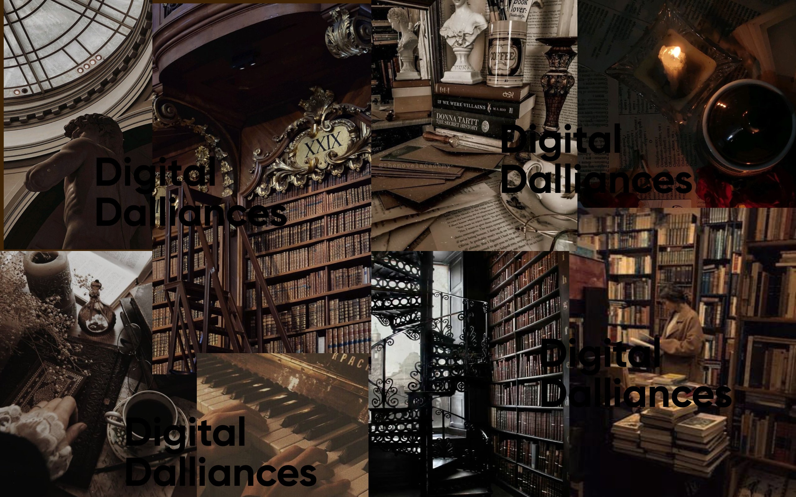 Dark Academia Desktop Screen Saver